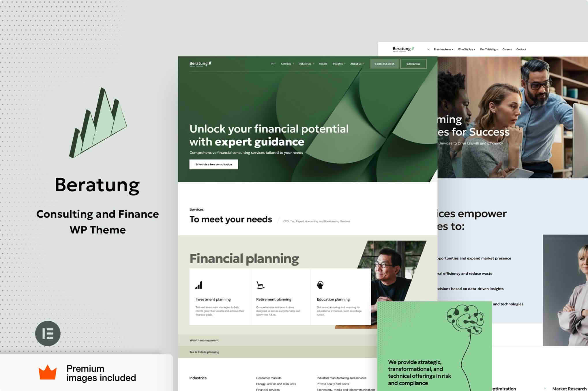 Download Beratung - Consulting WordPress Theme GPL WordPress Plugin