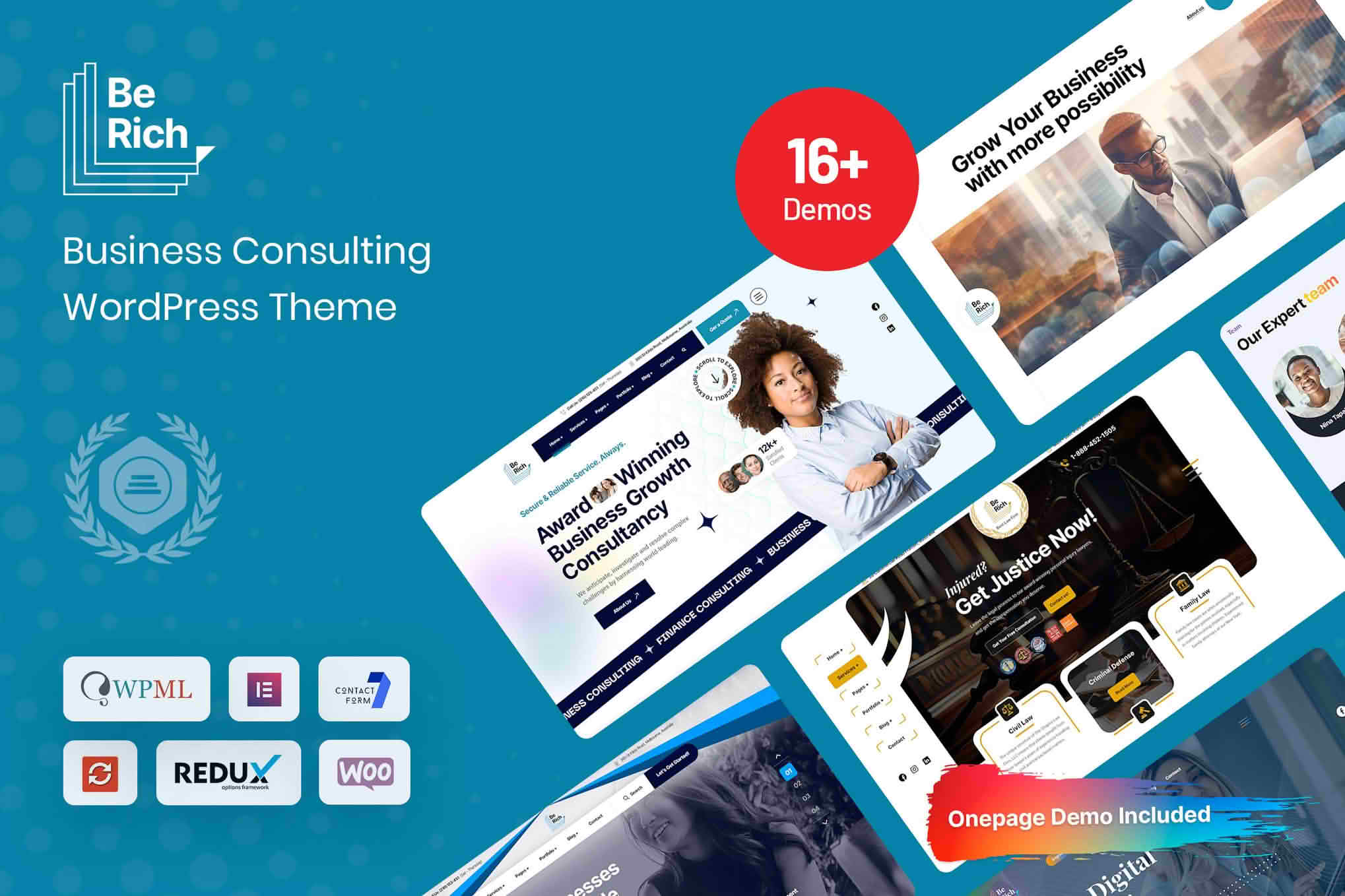 Download Berich - Consulting Corporate WordPress Theme GPL WordPress Plugin
