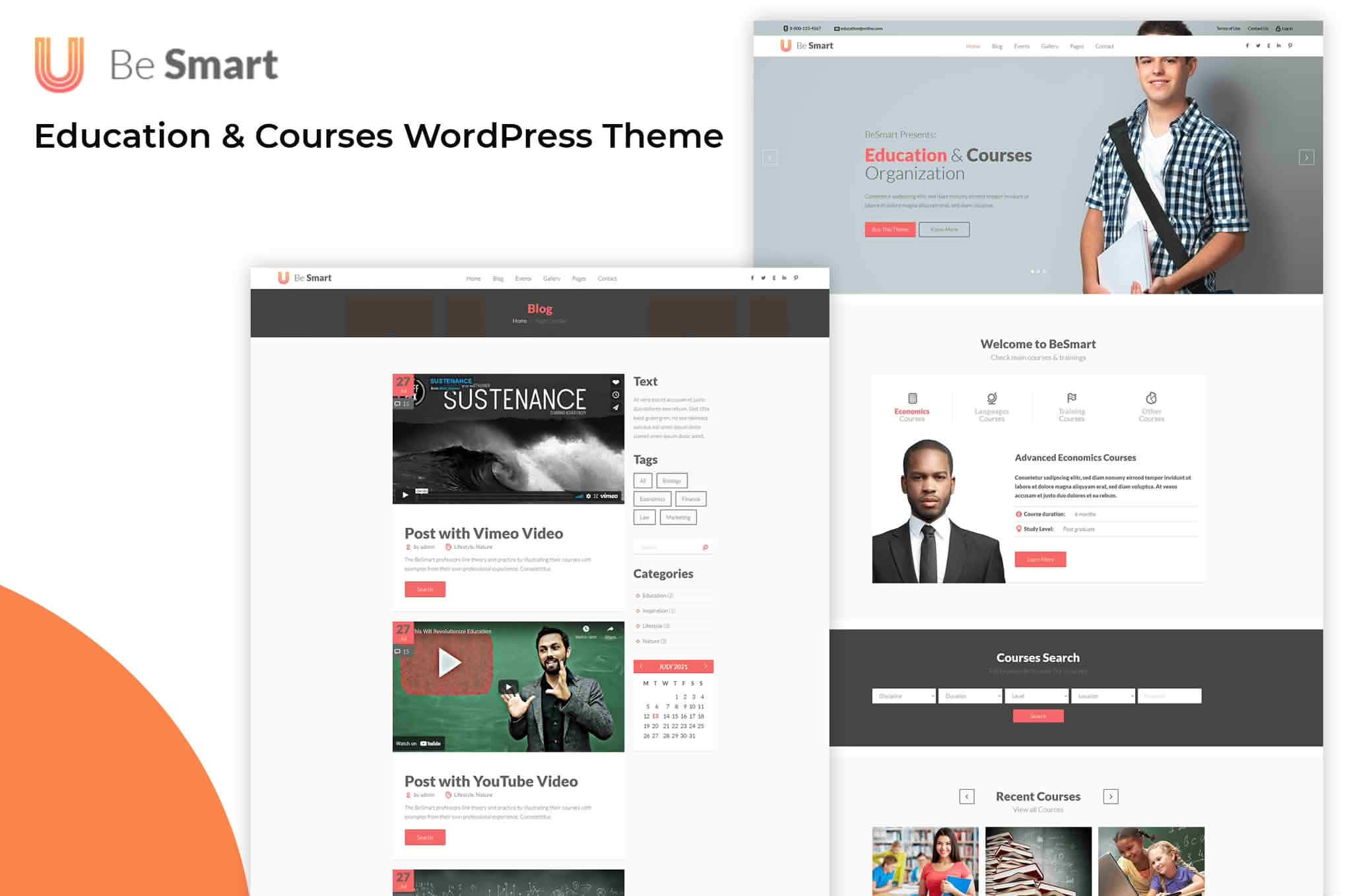 BeSmart - Education & Courses WordPress Theme
