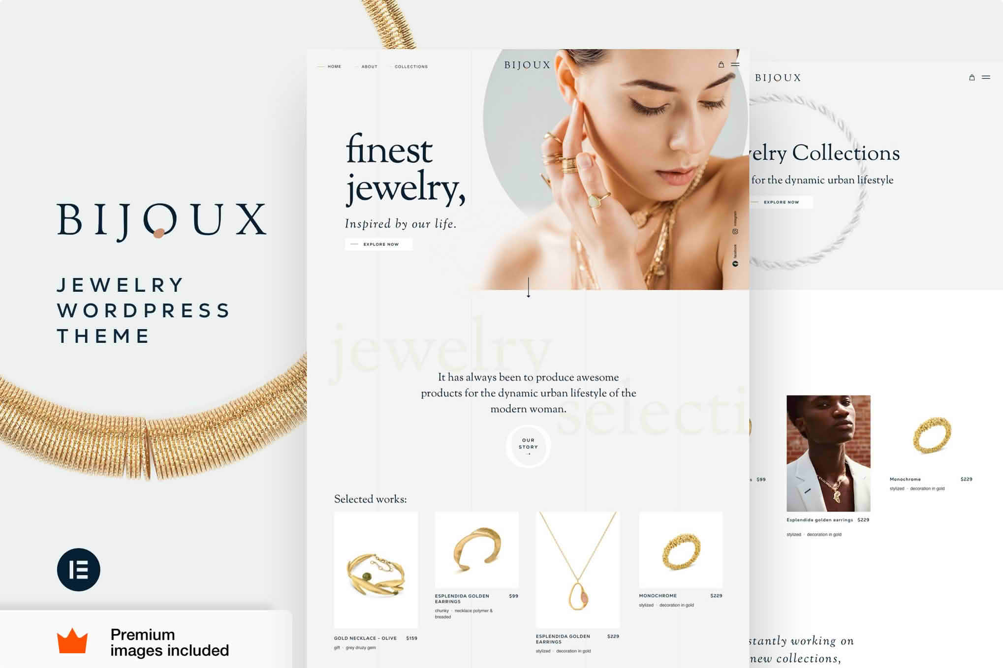 Download Bijoux - Jewellery Ecommerce WordPress Theme GPL WordPress Plugin