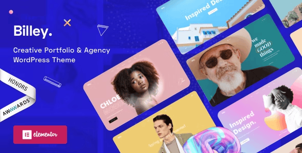 Download Billey - Creative Portfolio & Agency Elementor WordPress Theme GPL WordPress Plugin