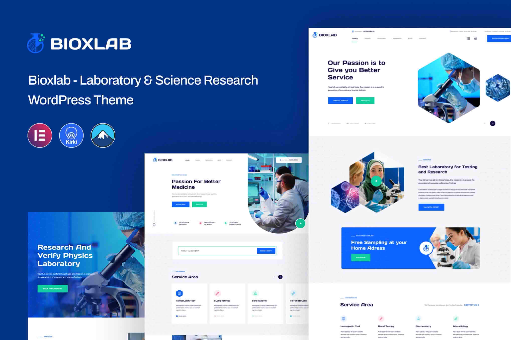 Download Bioxlab - Laboratory & Science Research WordPress Theme GPL WordPress Plugin
