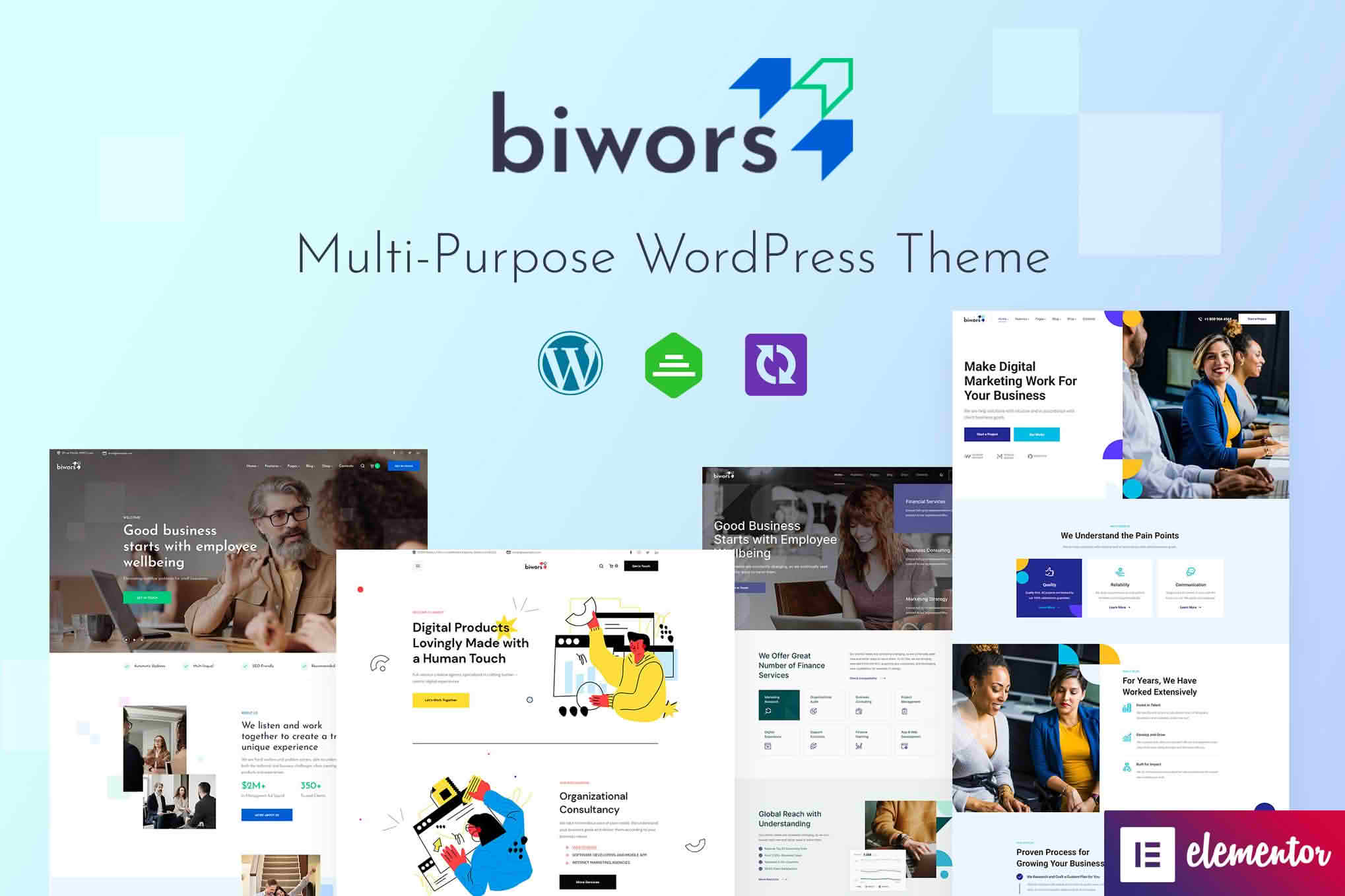 Download Biwors - Modern & Multipurpose WordPress Theme GPL WordPress Plugin