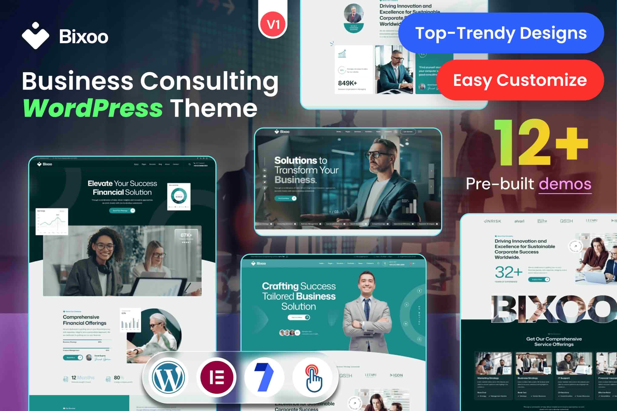 Bixoo - Business Consulting WordPress Theme