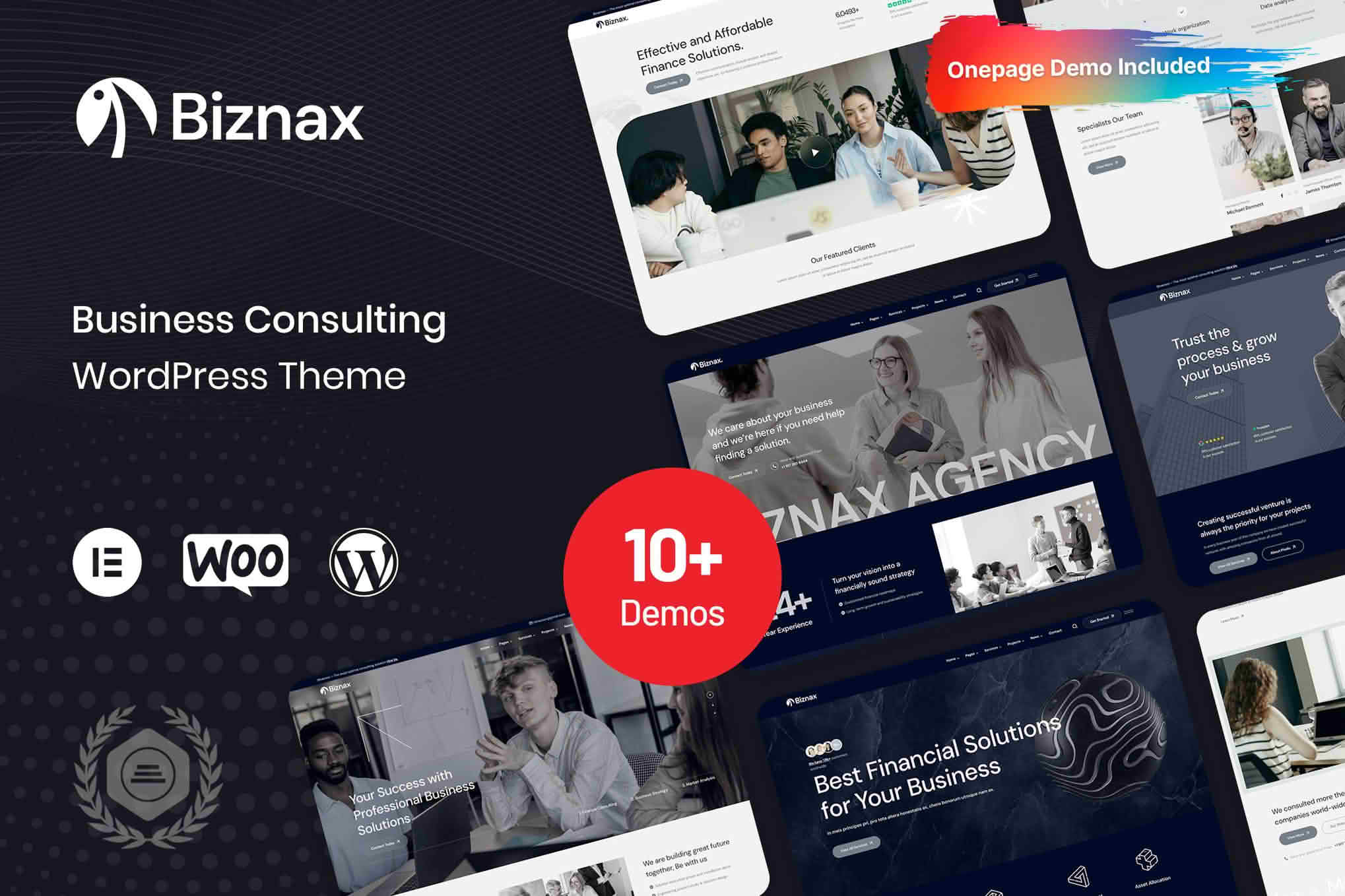 Download Biznax - Business Consulting WordPress Theme GPL WordPress Plugin