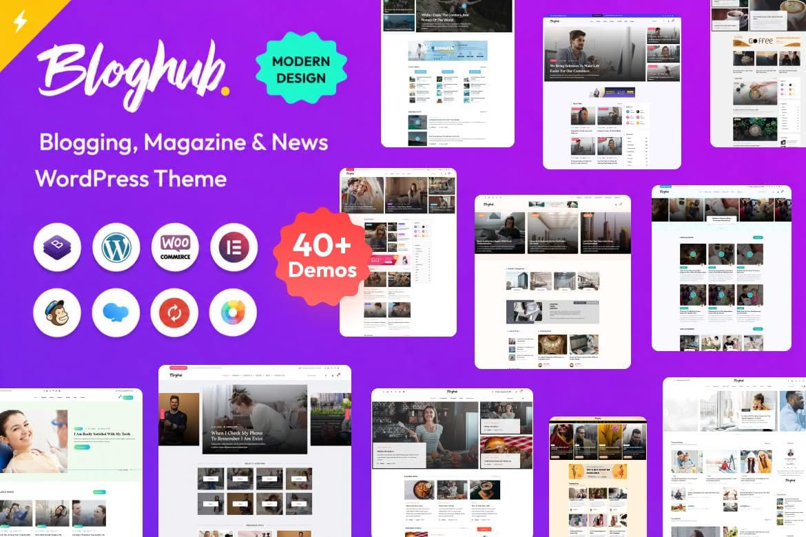 Blog & Magazine WP Theme with AI Writer Generator