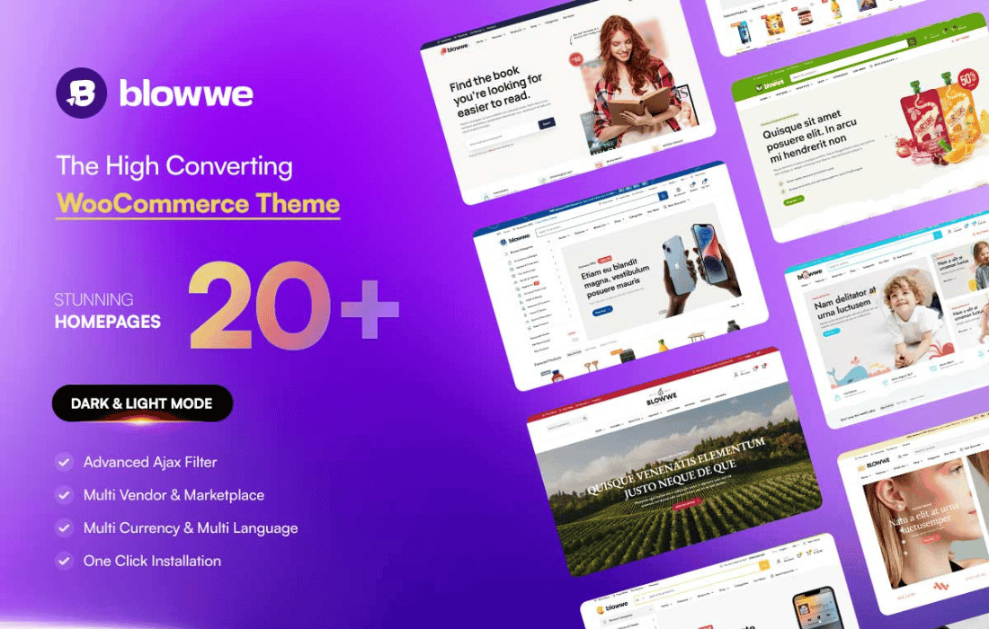 Blonwe - Multipurpose WooCommerce Theme