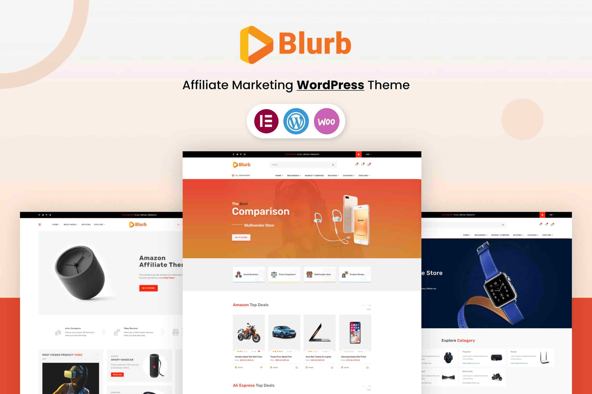 Download Blurb - Affiliate Marketing WordPress Theme GPL WordPress Plugin