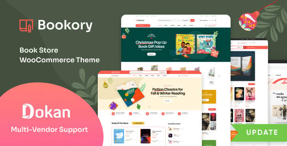 Download Bookory - Book Store WooCommerce Theme GPL WordPress Plugin