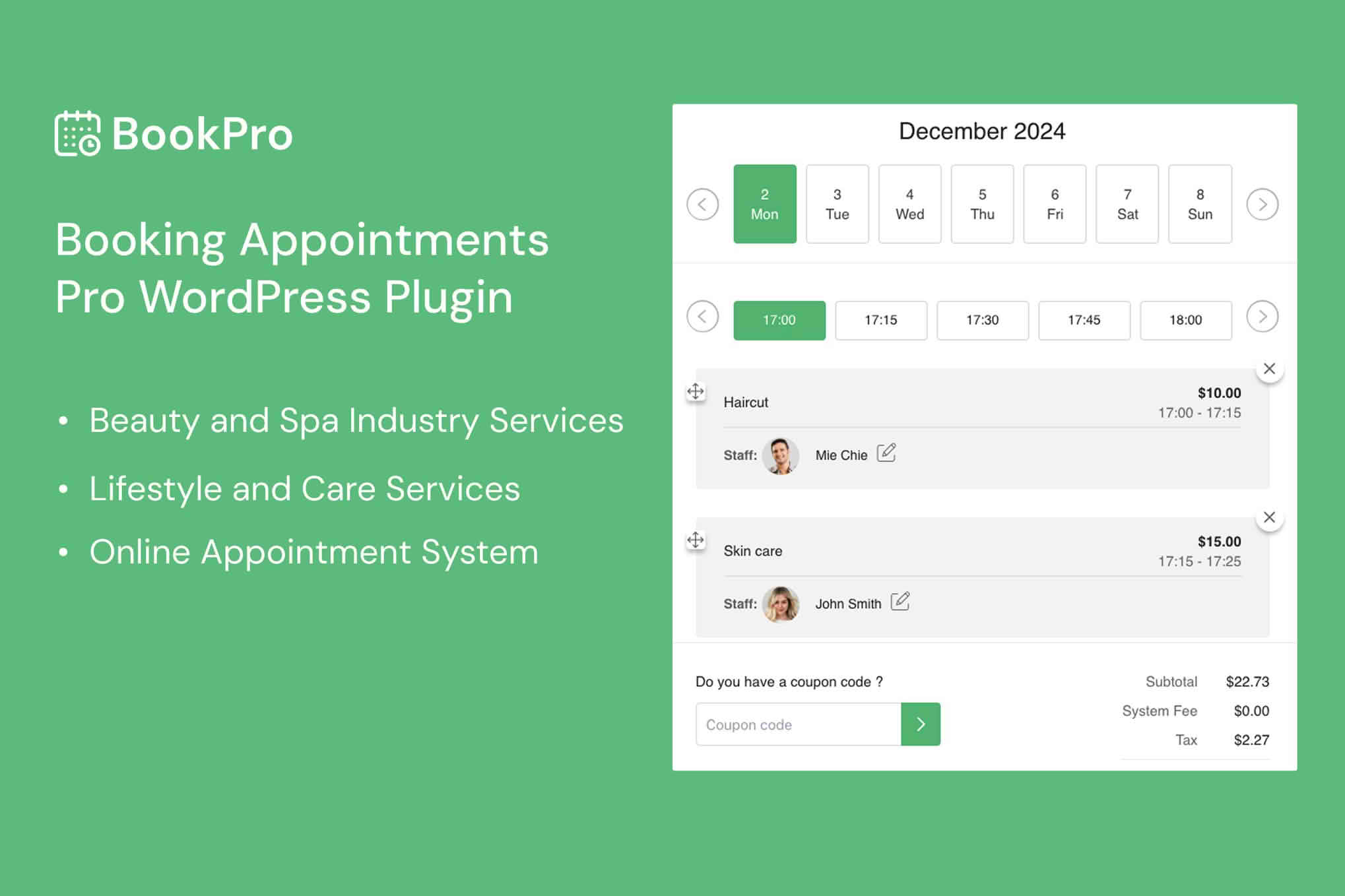 Download BookPro - Appointment Booking WordPress Plugin