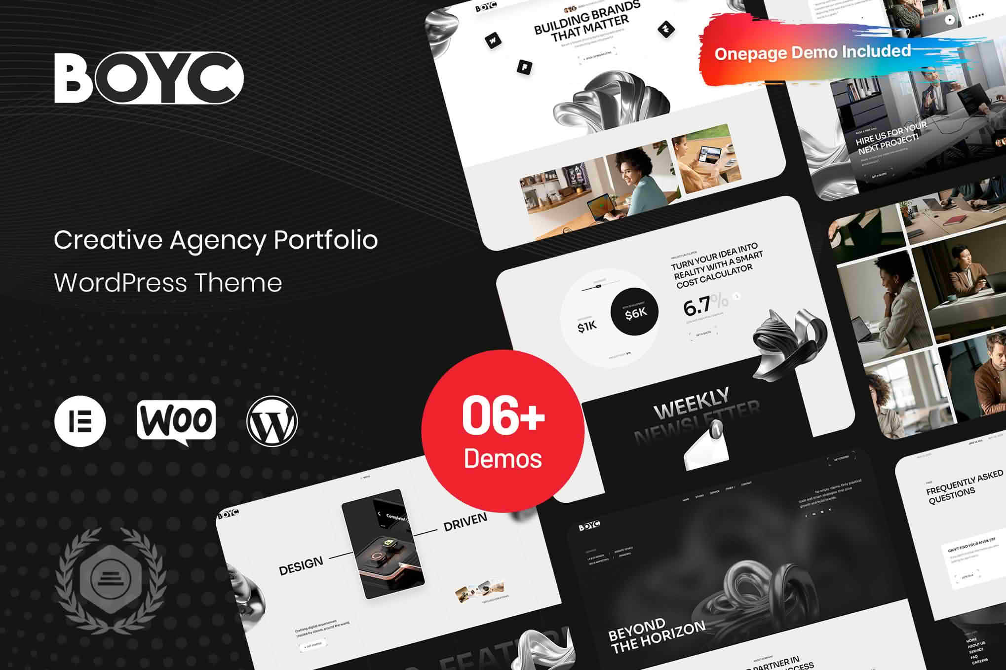 Boyc - Creative Agency Portfolio WordPress Theme