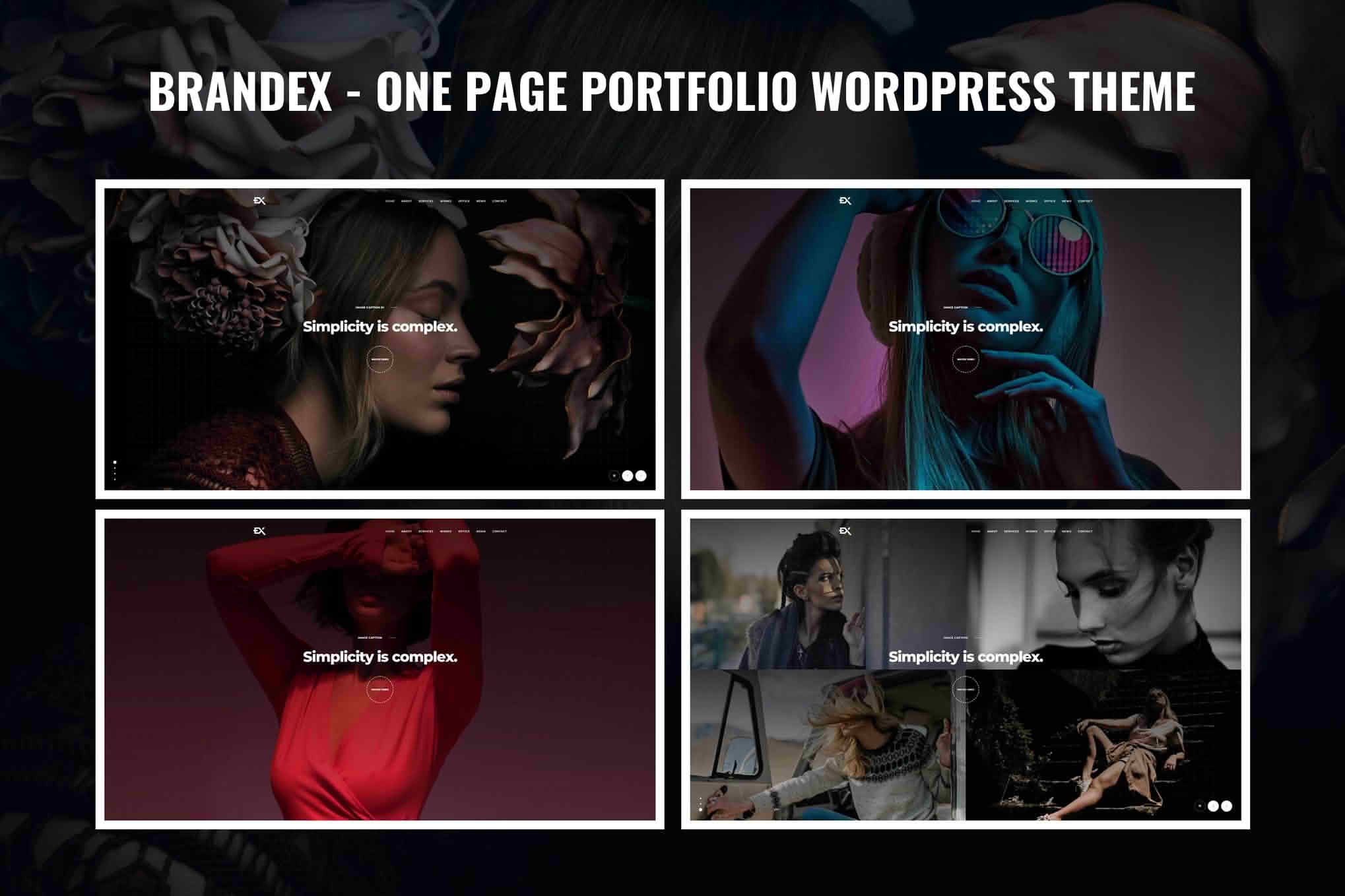 Download Brandex - One Page Portfolio WordPress Theme GPL WordPress Plugin