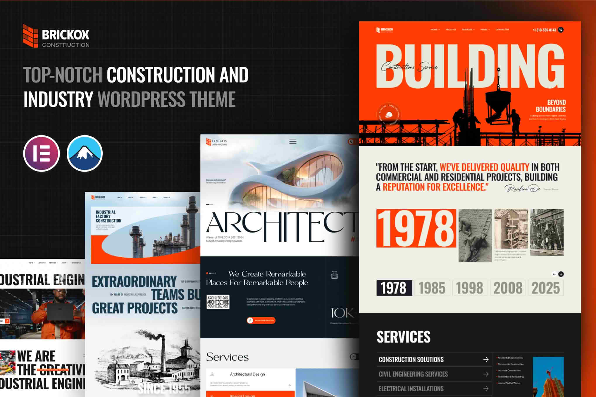 Brickox - Construction & Industry WordPress Theme
