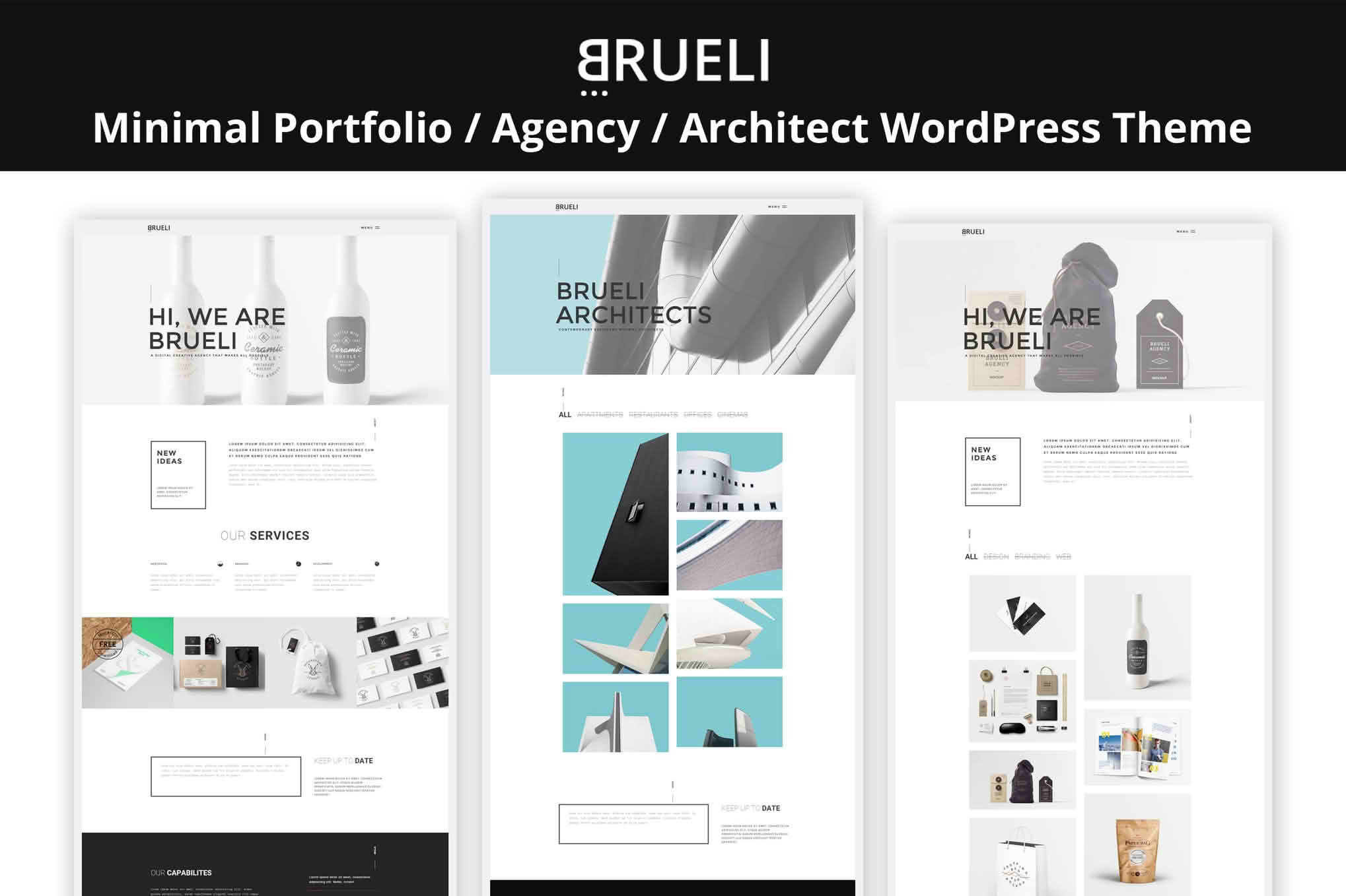 Download Brueli - Minimal Portfolio / Agency / Architect WordPress Theme GPL WordPress Plugin