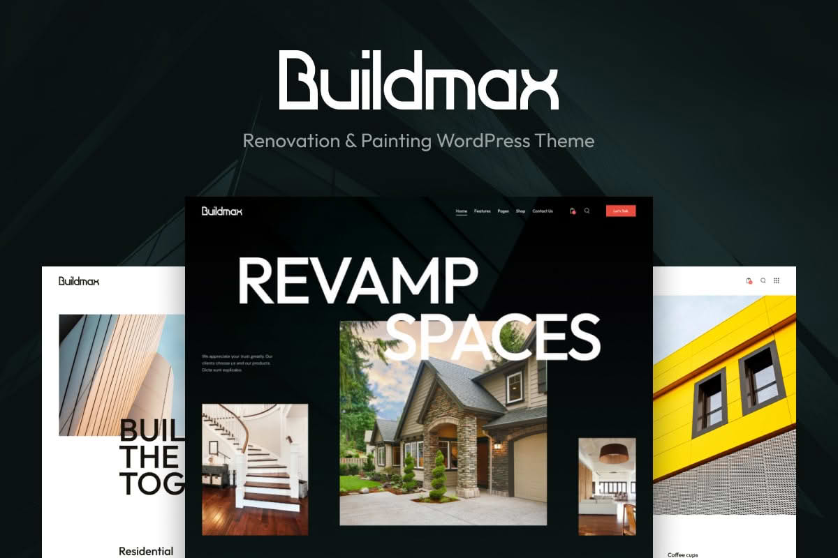 Download BuildMax - Renovation & Painting WordPress Theme GPL WordPress Plugin