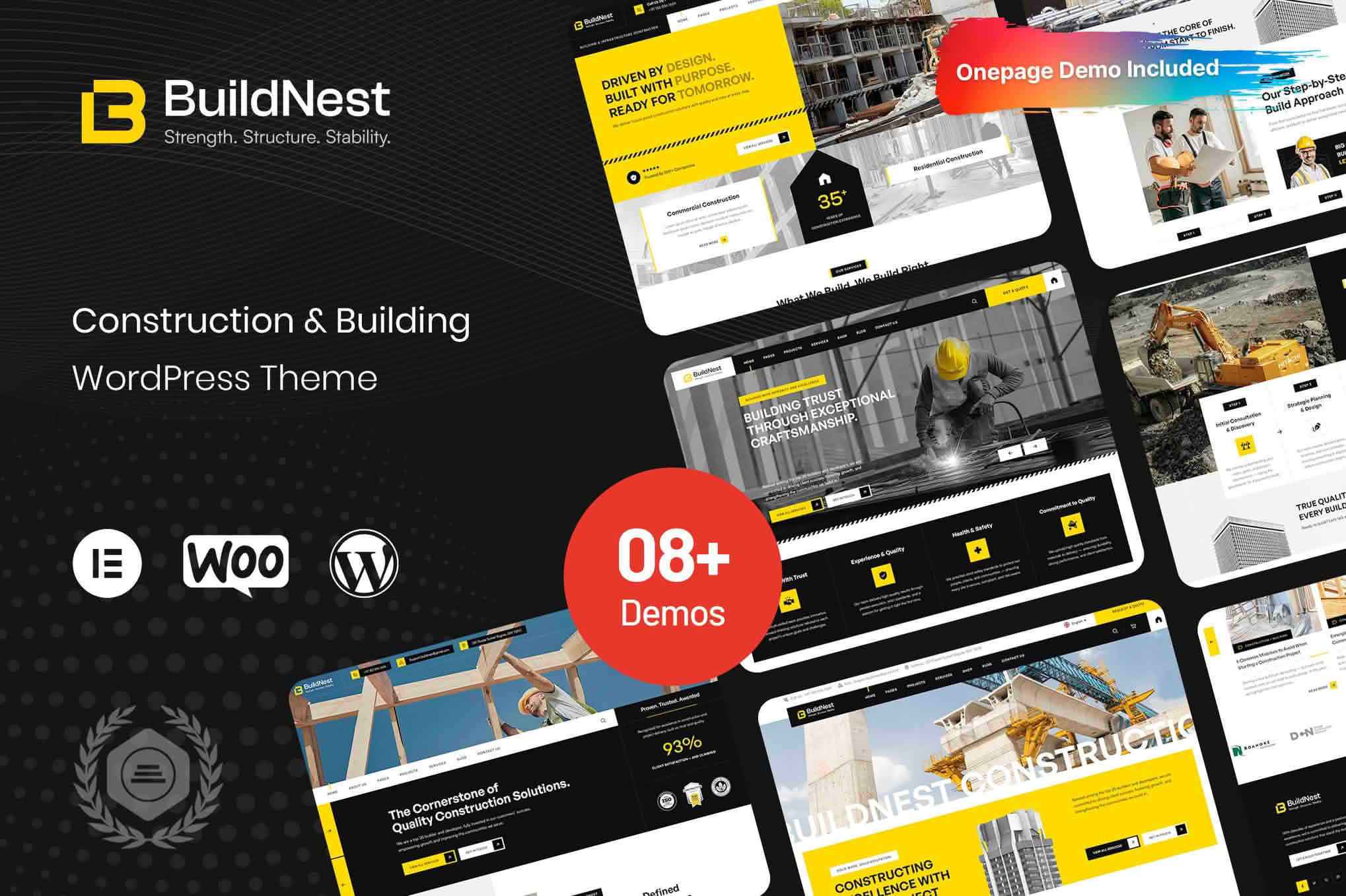 Buildnest - Construction WordPress Theme
