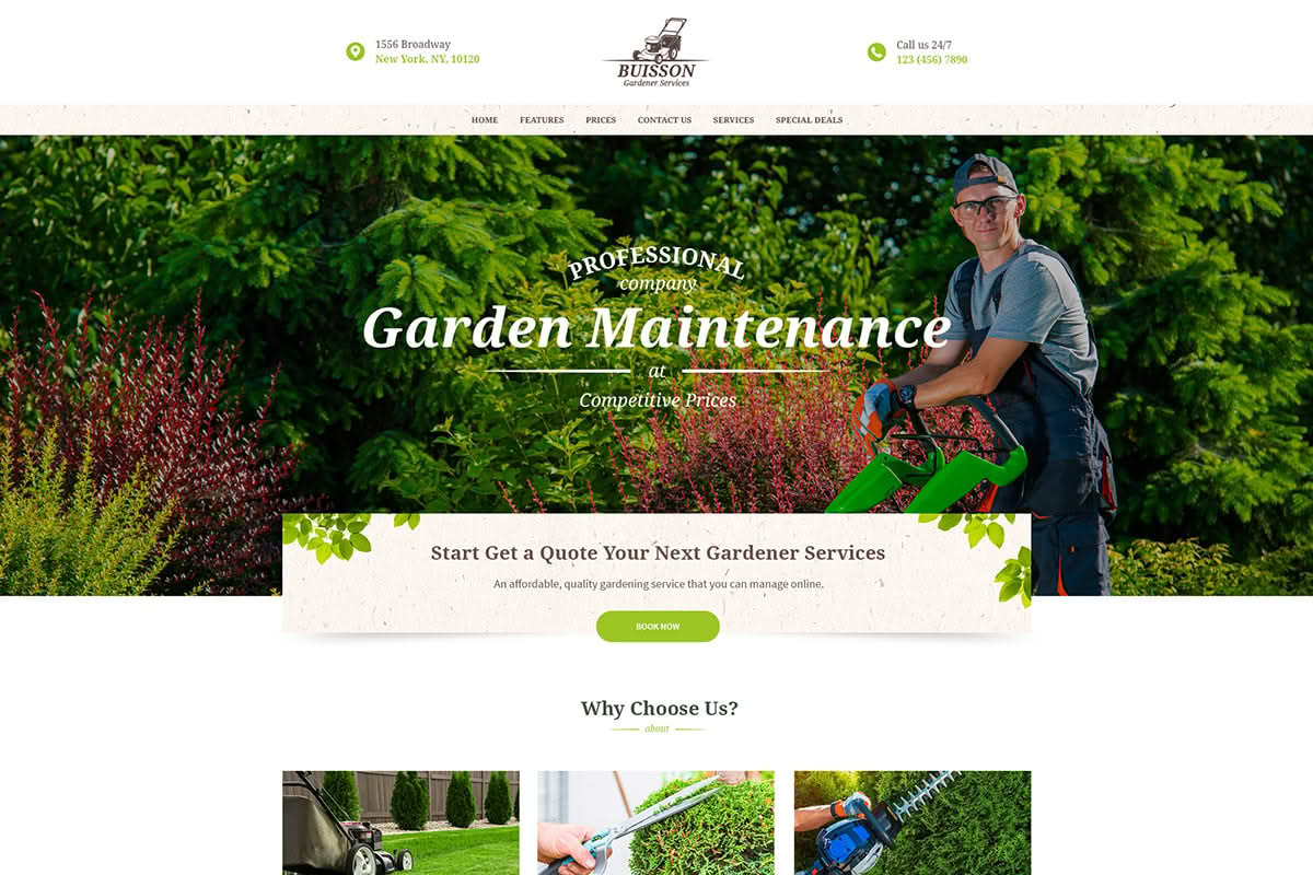 Download Buisson | Gardening & Landscaping WordPress Theme GPL WordPress Plugin