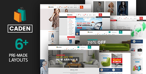 Download Caden - Mega Store Responsive WordPress Theme GPL WordPress Plugin