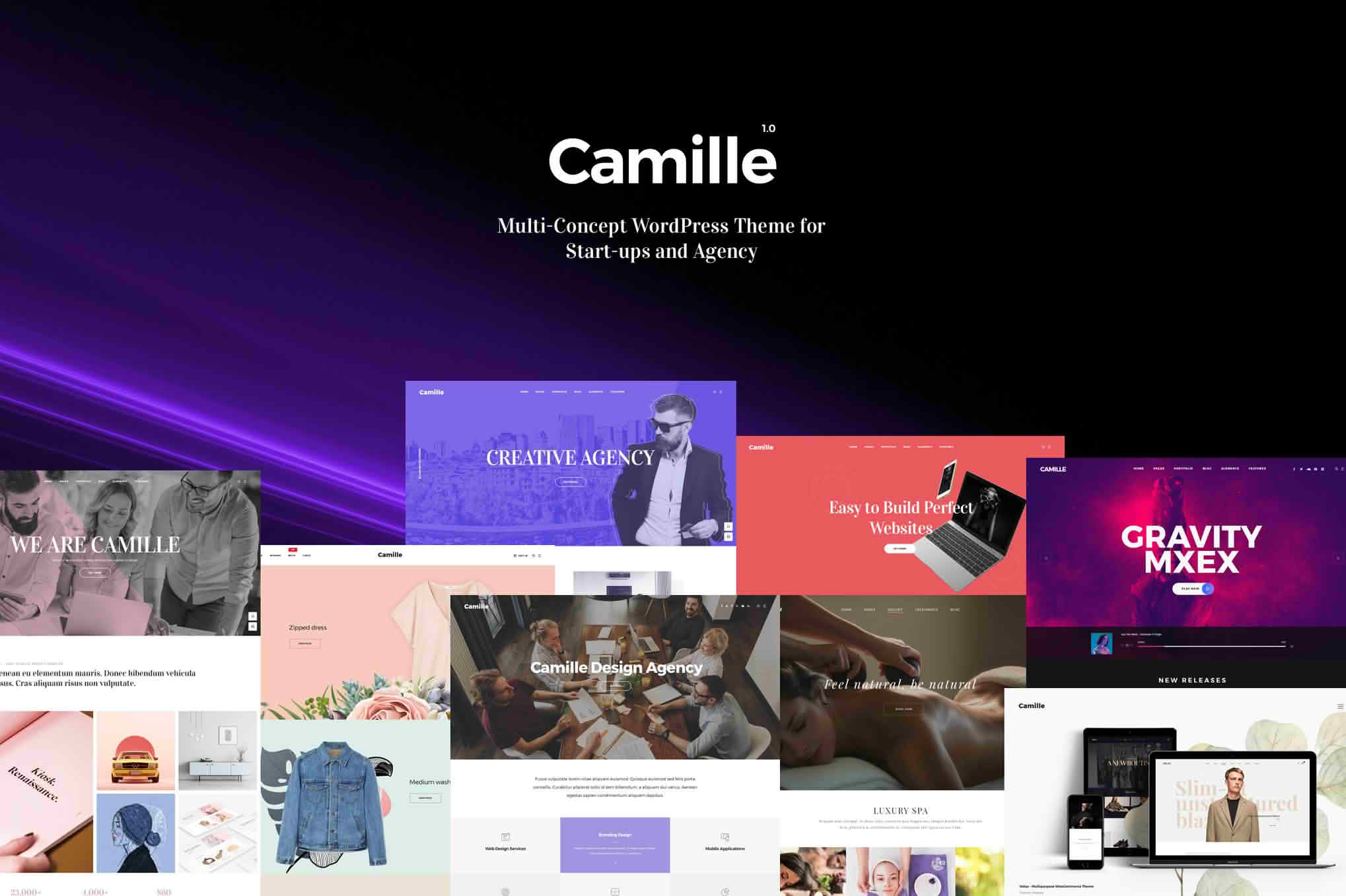 Download Camille - Multi-Concept WordPress Theme GPL WordPress Plugin