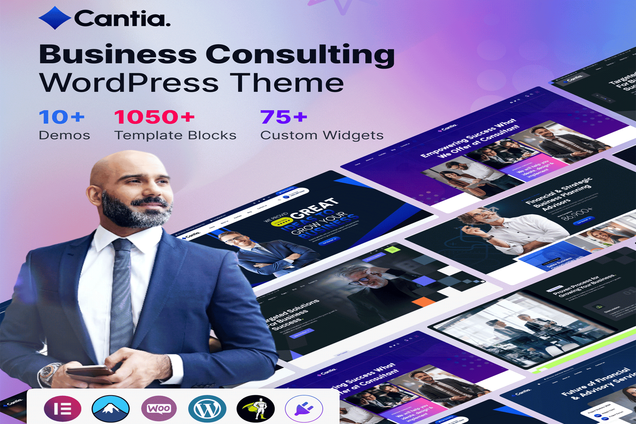 Download Cantia - Business Consulting WordPress Theme GPL WordPress Plugin
