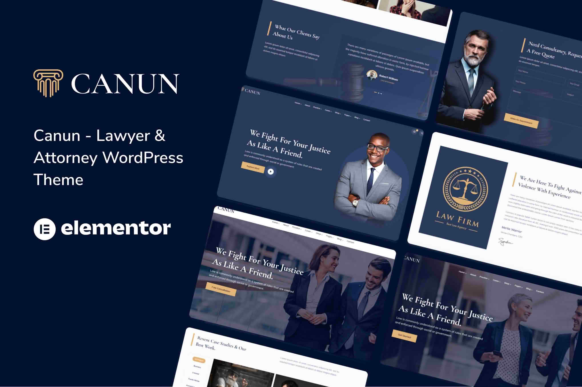 Download Canun - Lawyer & Attorney WordPress Theme GPL WordPress Plugin