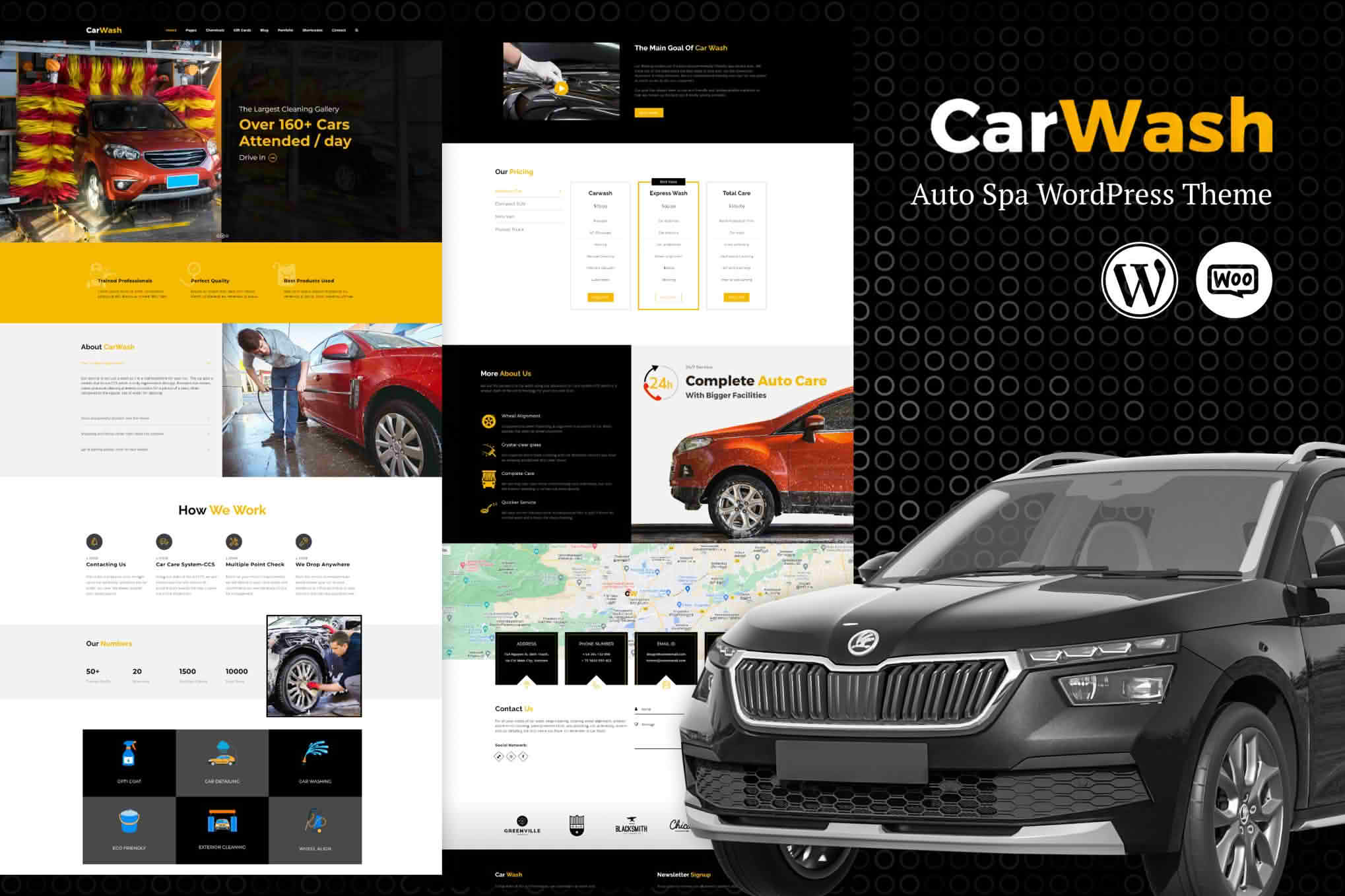 Download Car Wash - Auto Spa WordPress Theme GPL WordPress Plugin