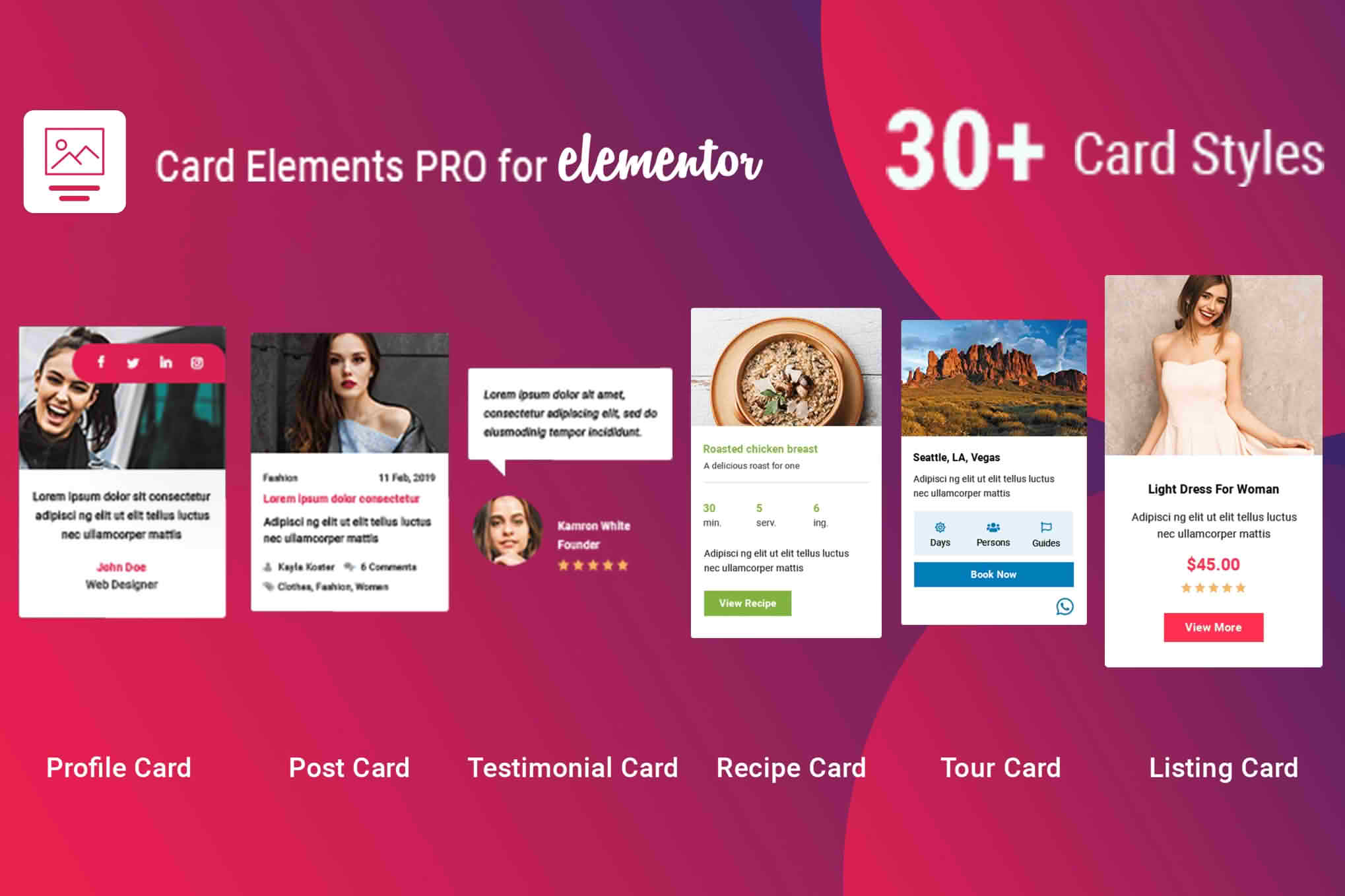 Download Card Elements Pro for Elementor