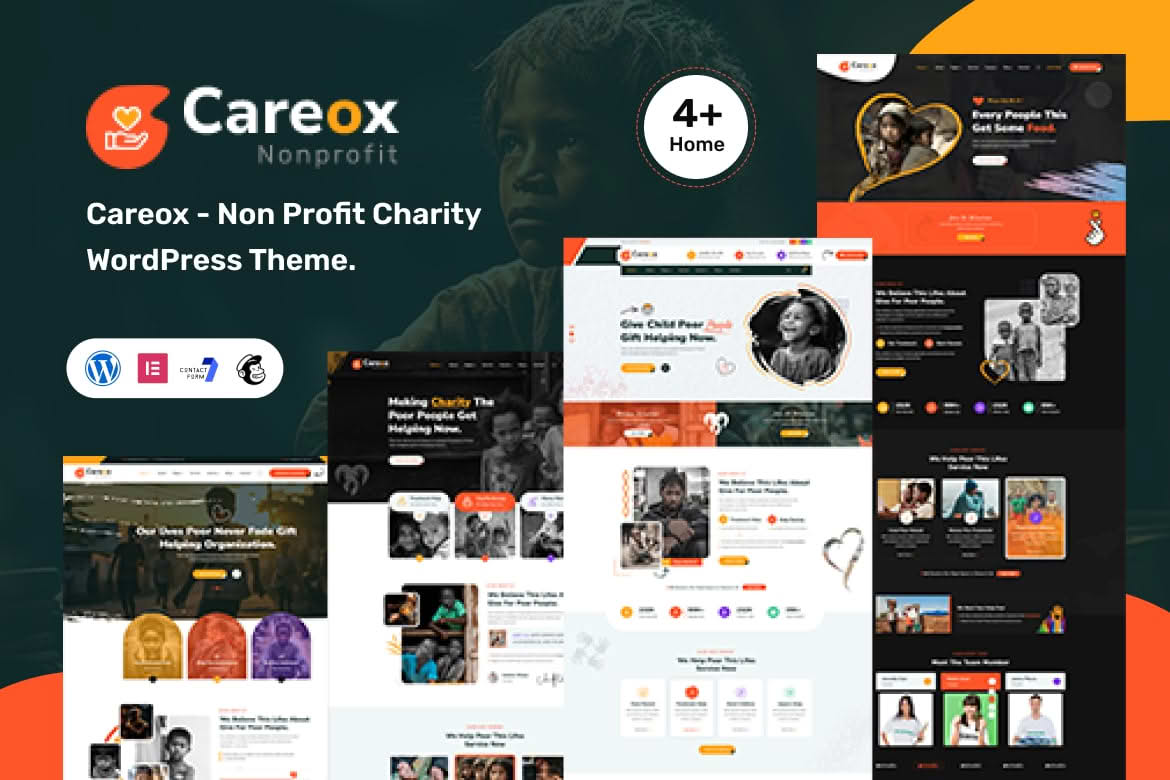 Download Careox - Non Profit Charity WordPress Theme GPL WordPress Plugin