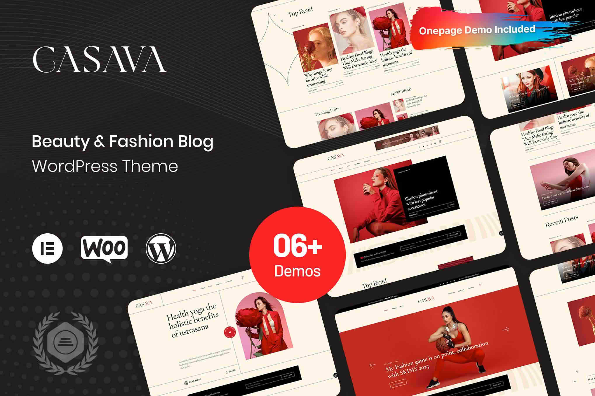 Download Casava - Beauty & Fashion Blog WordPress Theme GPL WordPress Plugin