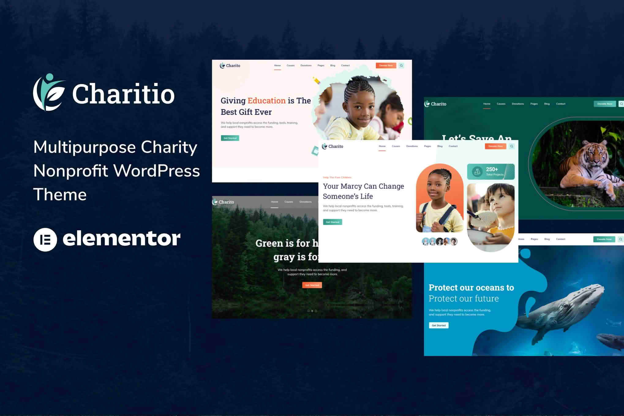 Download Charitio - Multipurpose Charity WordPress Theme GPL WordPress Plugin