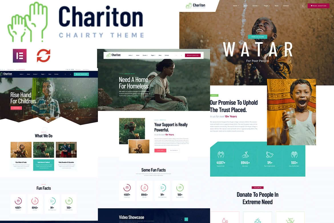 Download Chariton - NonProfit Charity WordPress Theme GPL WordPress Plugin
