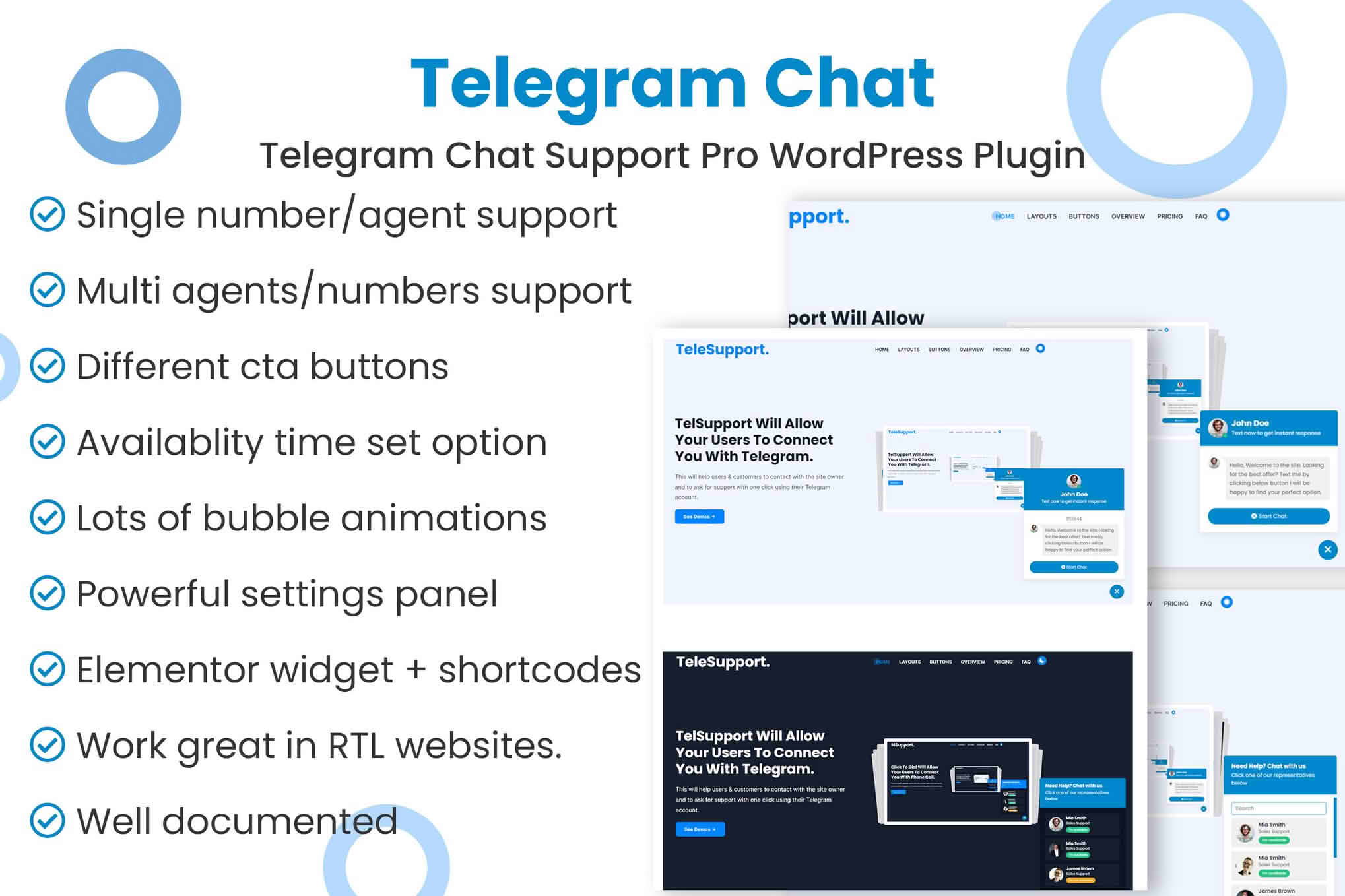 Download Telegram Chat Support Pro