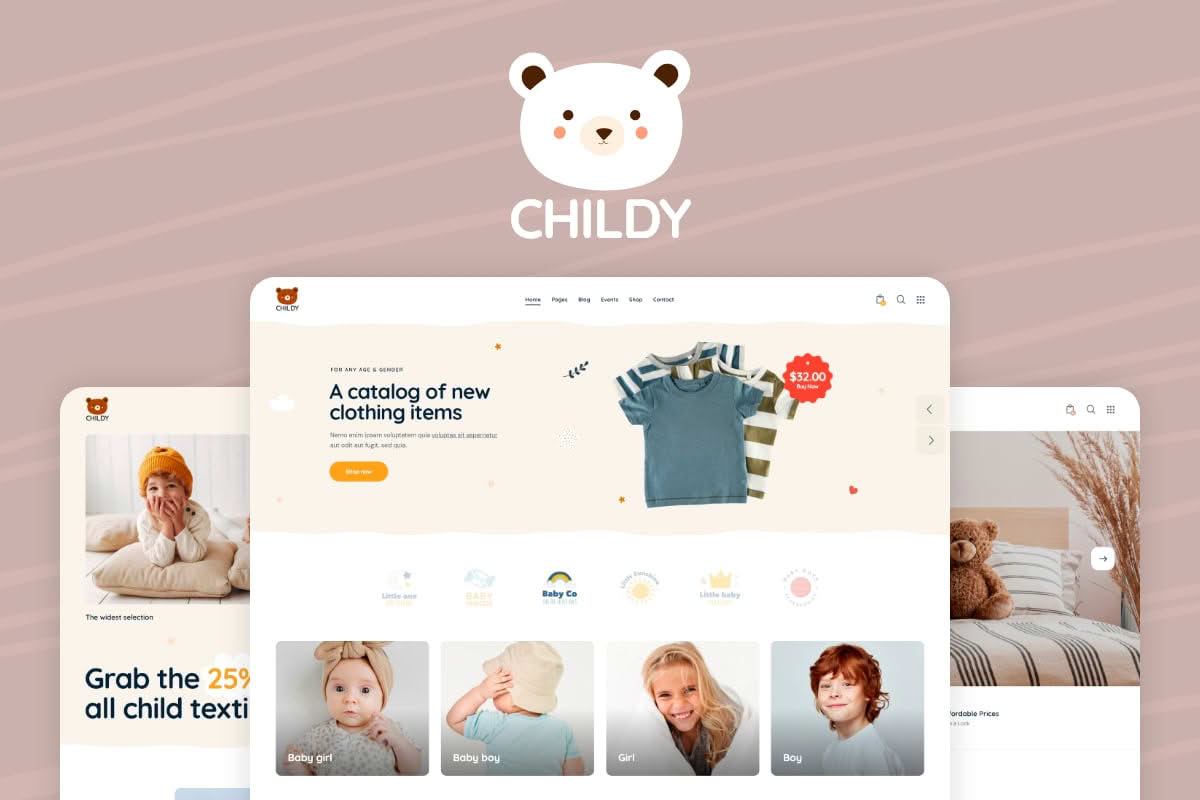 Download Childy — Kids Store & Baby Clothing WordPress Theme GPL WordPress Plugin