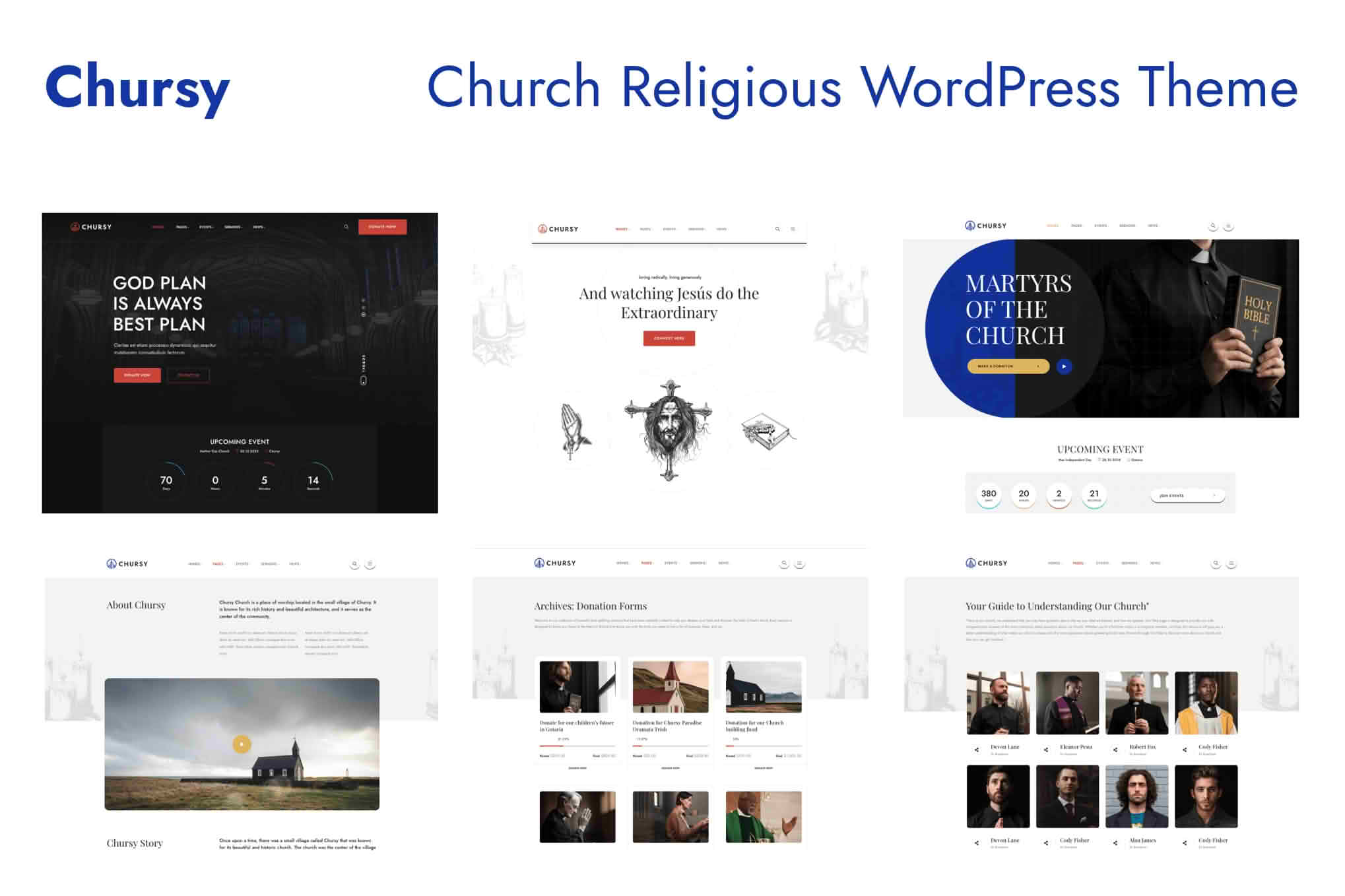Download Chursy - Church Religious WordPress Theme GPL WordPress Plugin