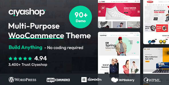 Download CiyaShop - Responsive Multi-Purpose WooCommerce WordPress Theme GPL WordPress Plugin