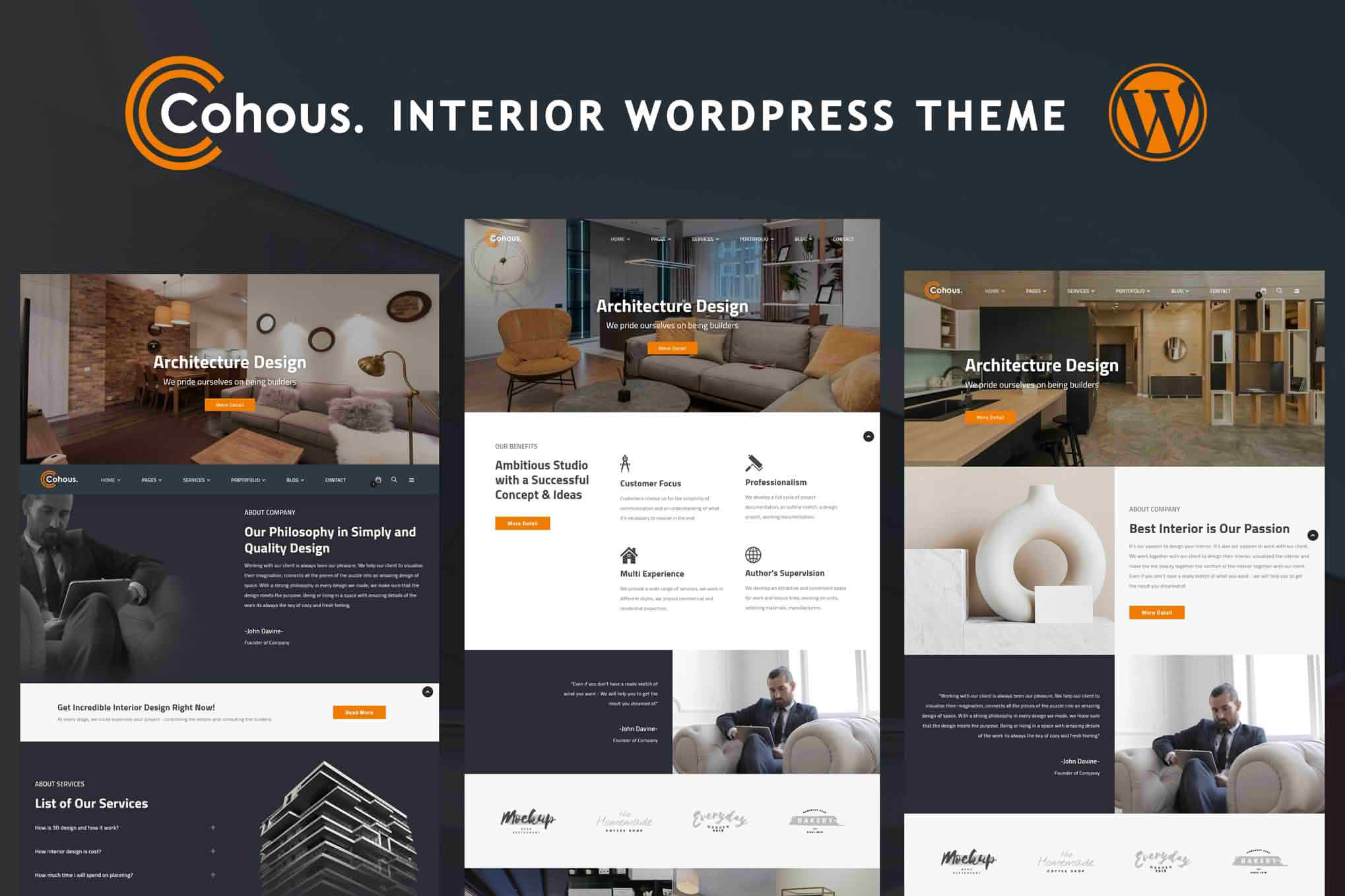 Download Cohous - Interior WordPress Theme GPL WordPress Plugin