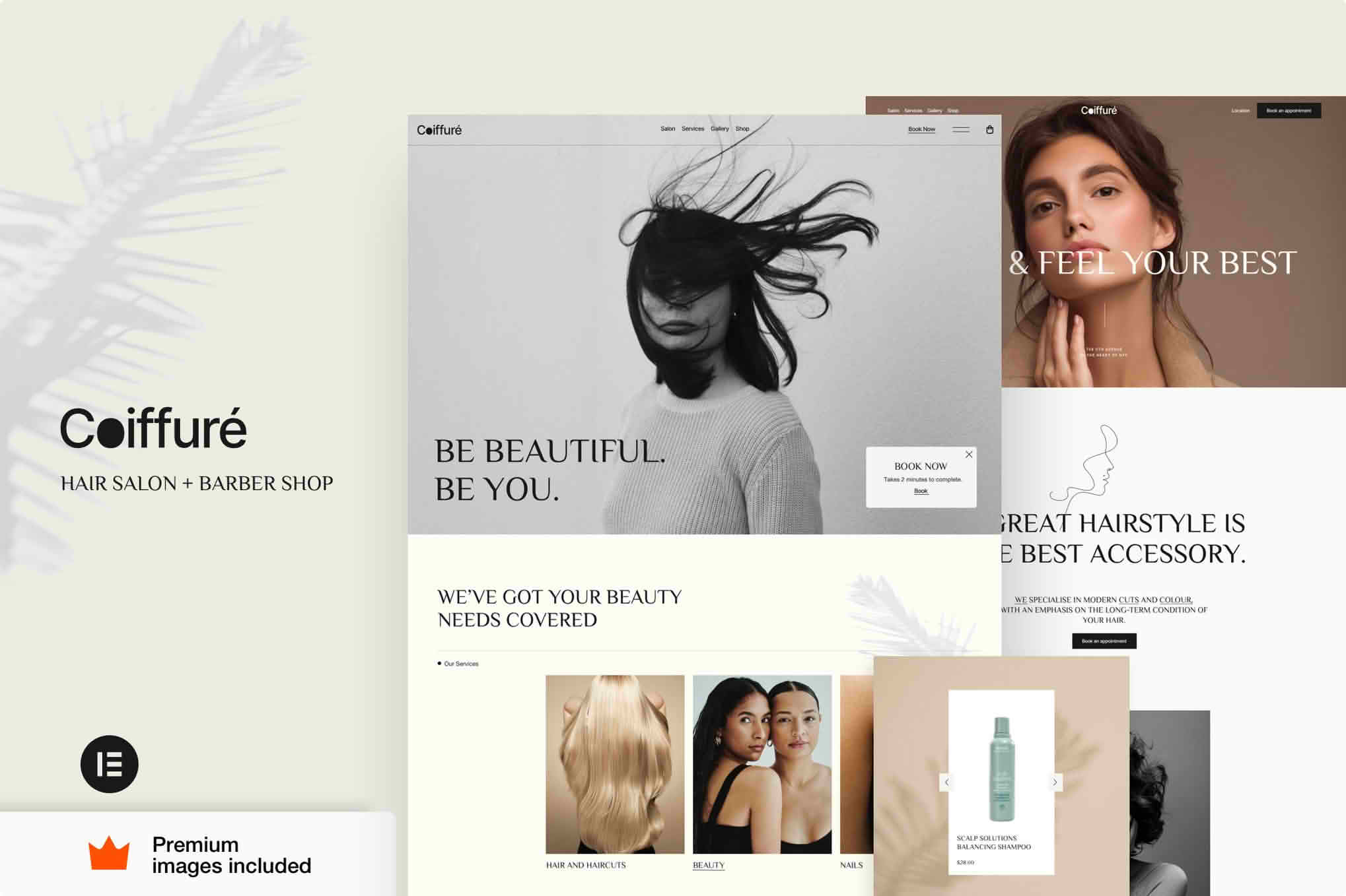 Download Coiffure - Hair Salon & Barber WordPress Theme GPL WordPress Plugin