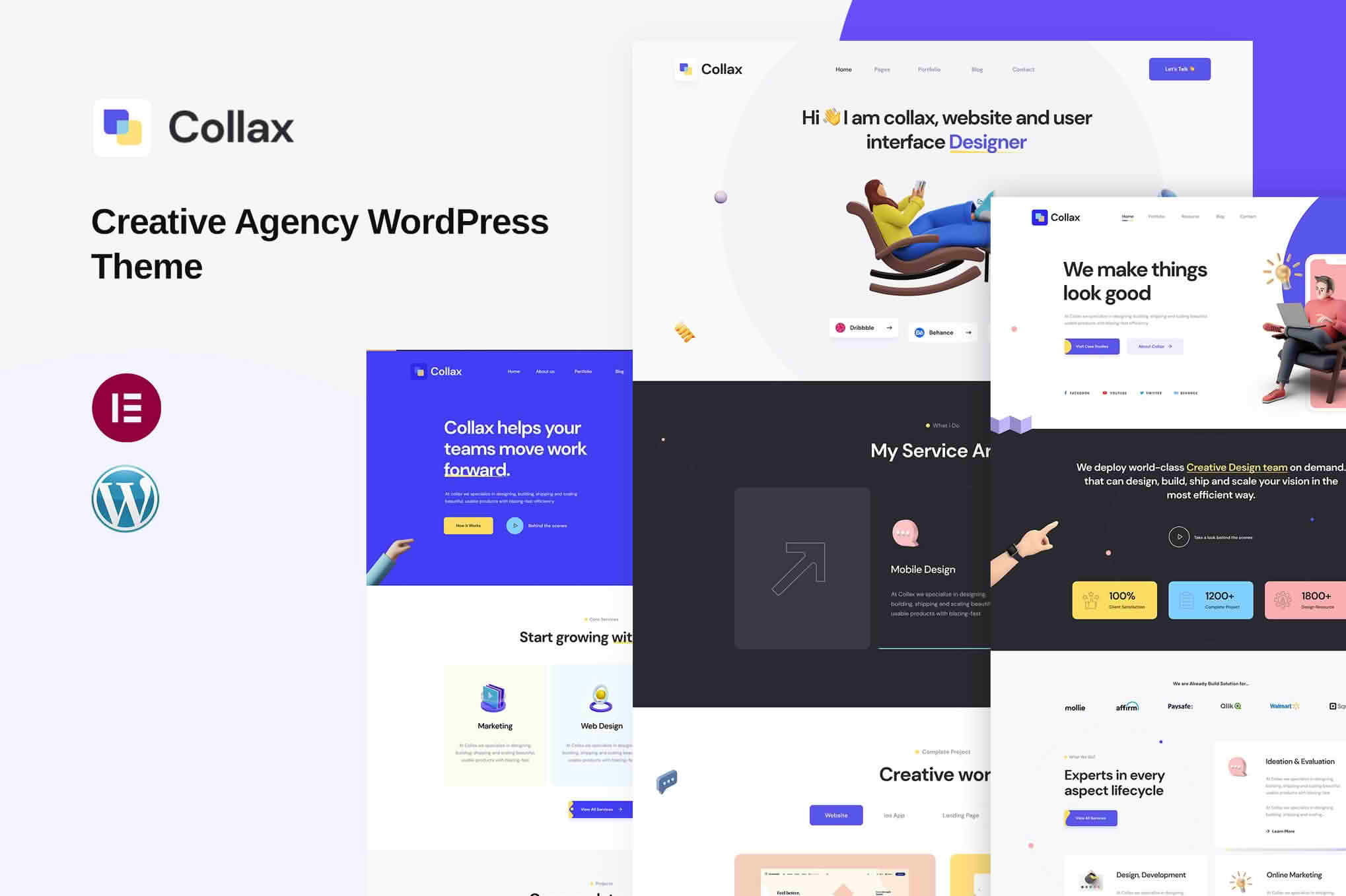 Download Collax - Creative Agency WordPress Theme GPL WordPress Plugin