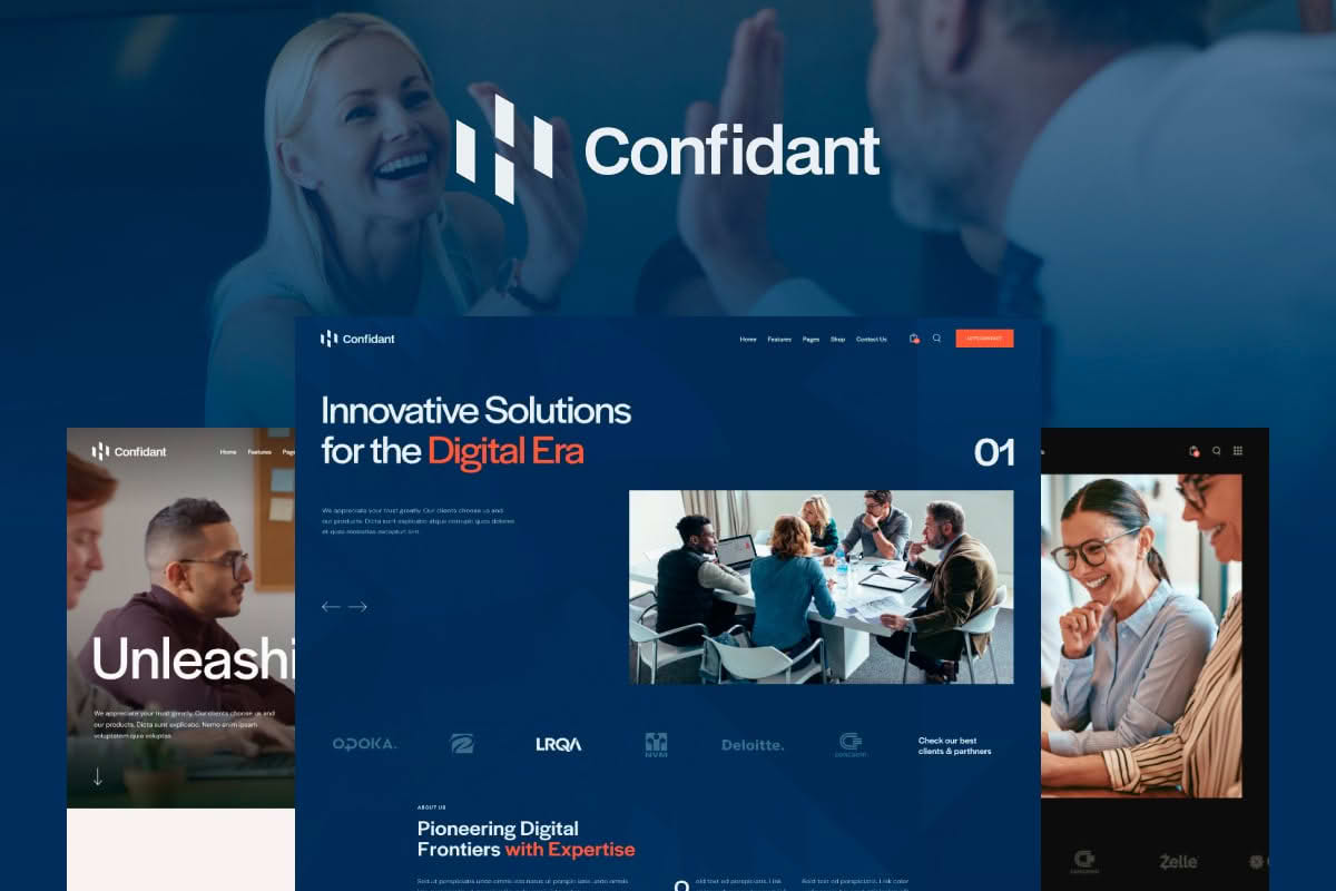 Download Confidant - Startup & Consulting Services WordPress Theme GPL WordPress Plugin