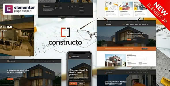 Download Constructo - Construction WordPress Theme GPL WordPress Plugin