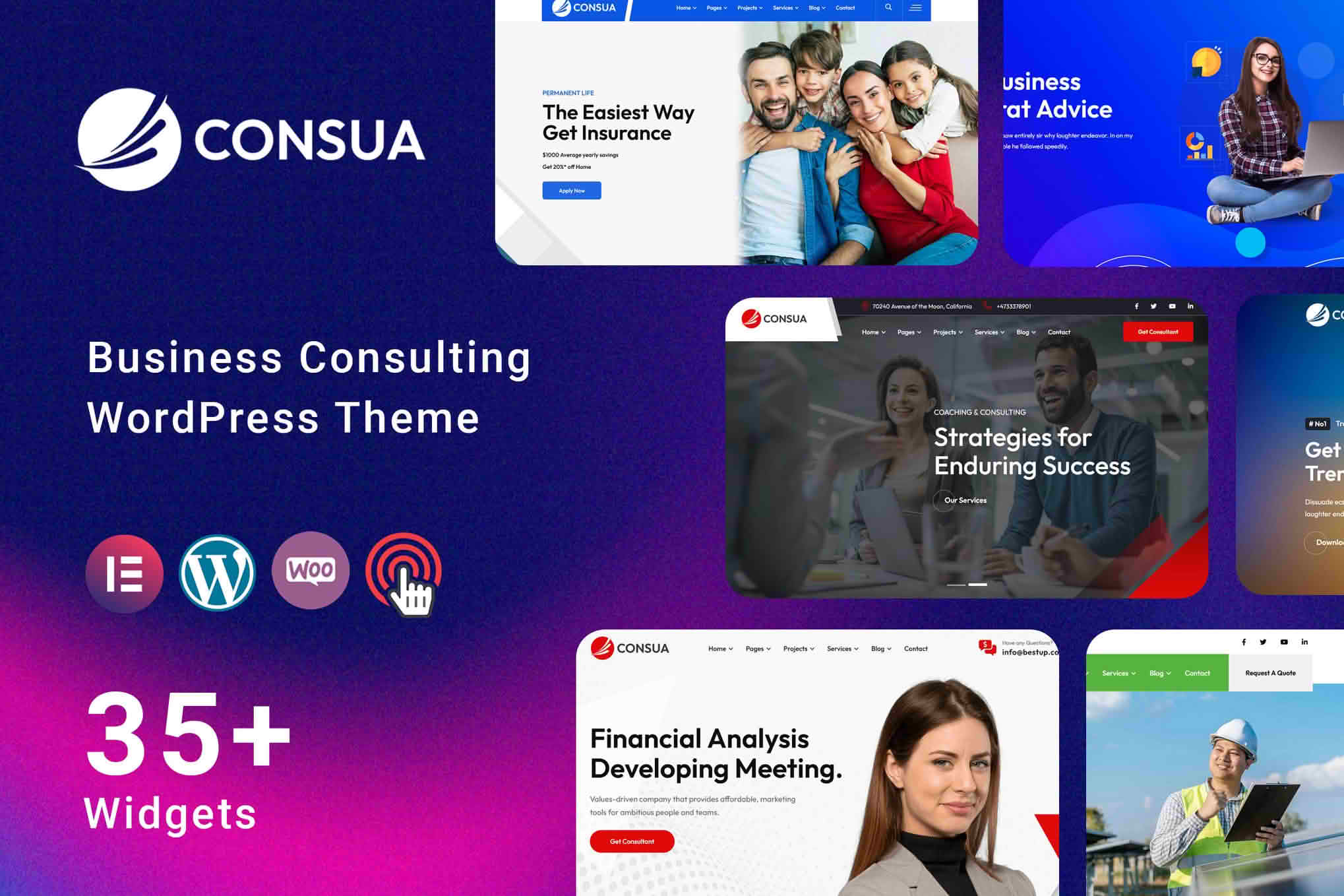 Download Consua - Corporate Business WordPress GPL WordPress Plugin