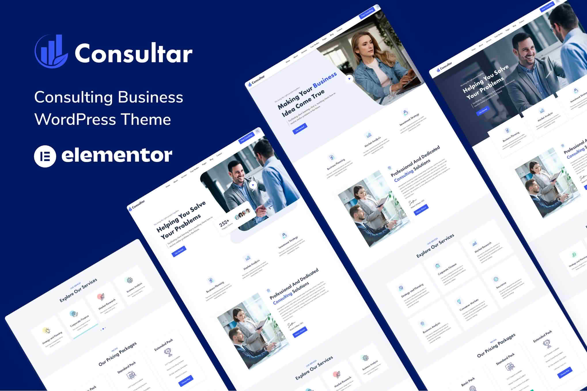 Download Consultar - Consulting Business WordPress Theme GPL WordPress Plugin