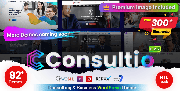 Download Consultio - Consulting Corporate GPL WordPress Plugin