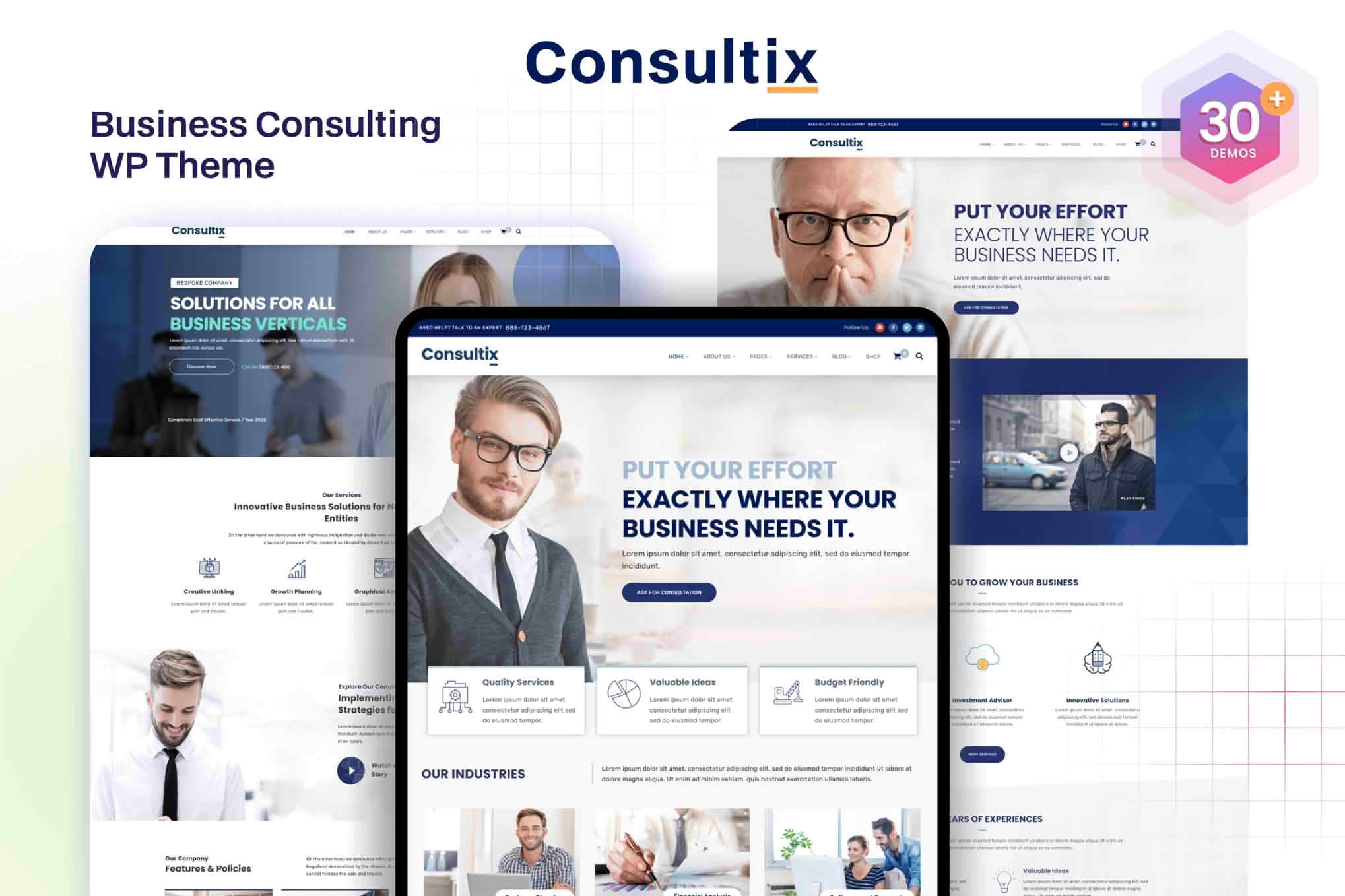 Consultix - Business Consulting WordPress Theme