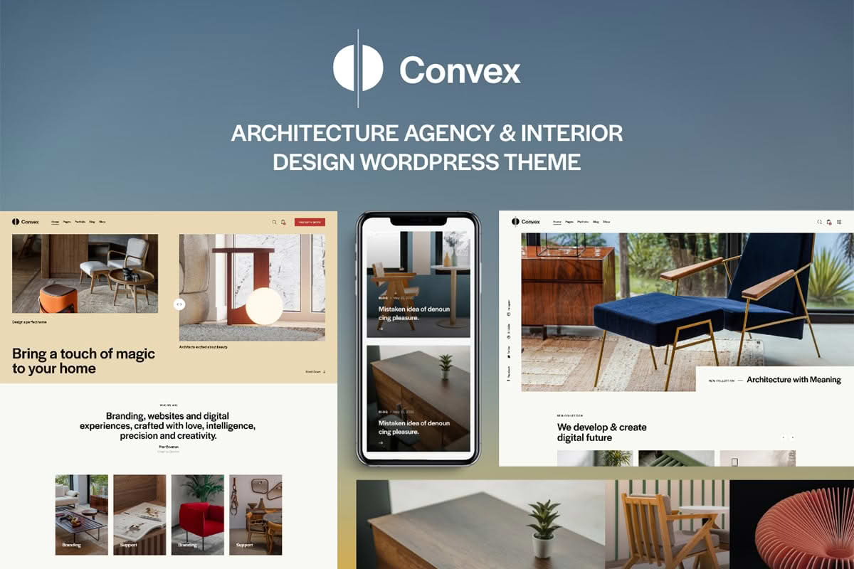 Download Convex - Architecture & Interior Design WordPress Theme GPL WordPress Plugin