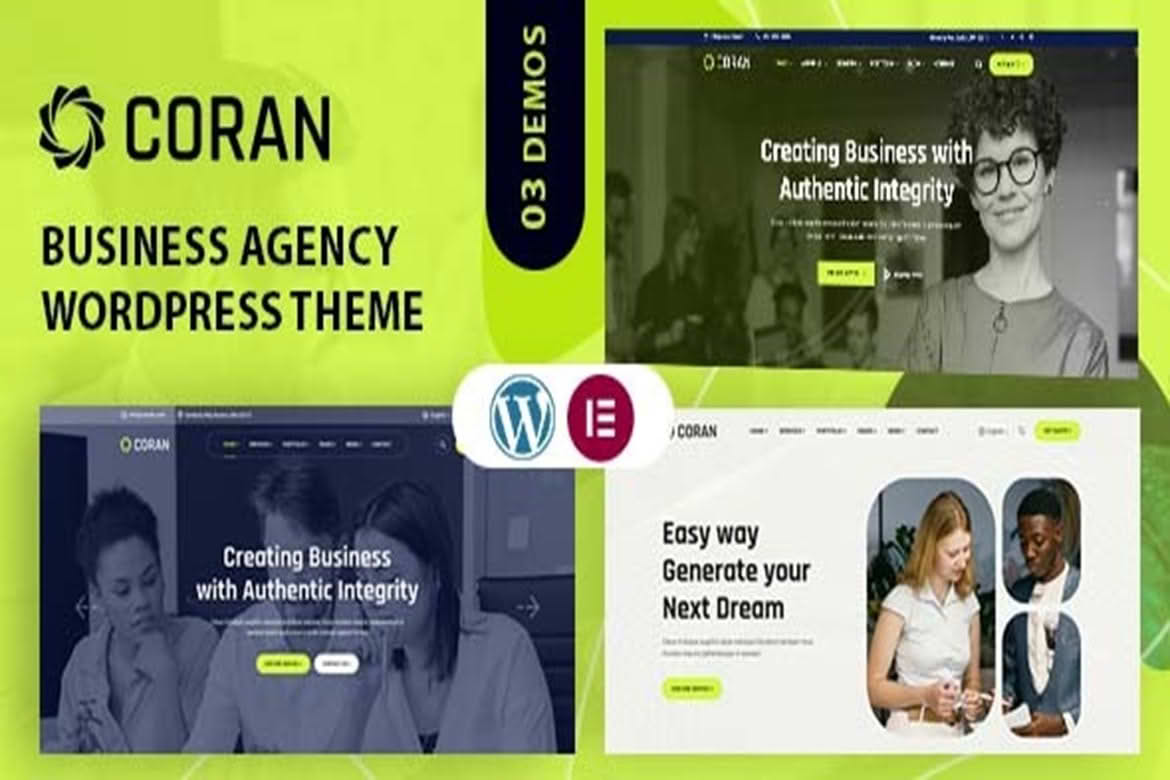 Download Coran - Business Agency WordPress Theme GPL WordPress Plugin