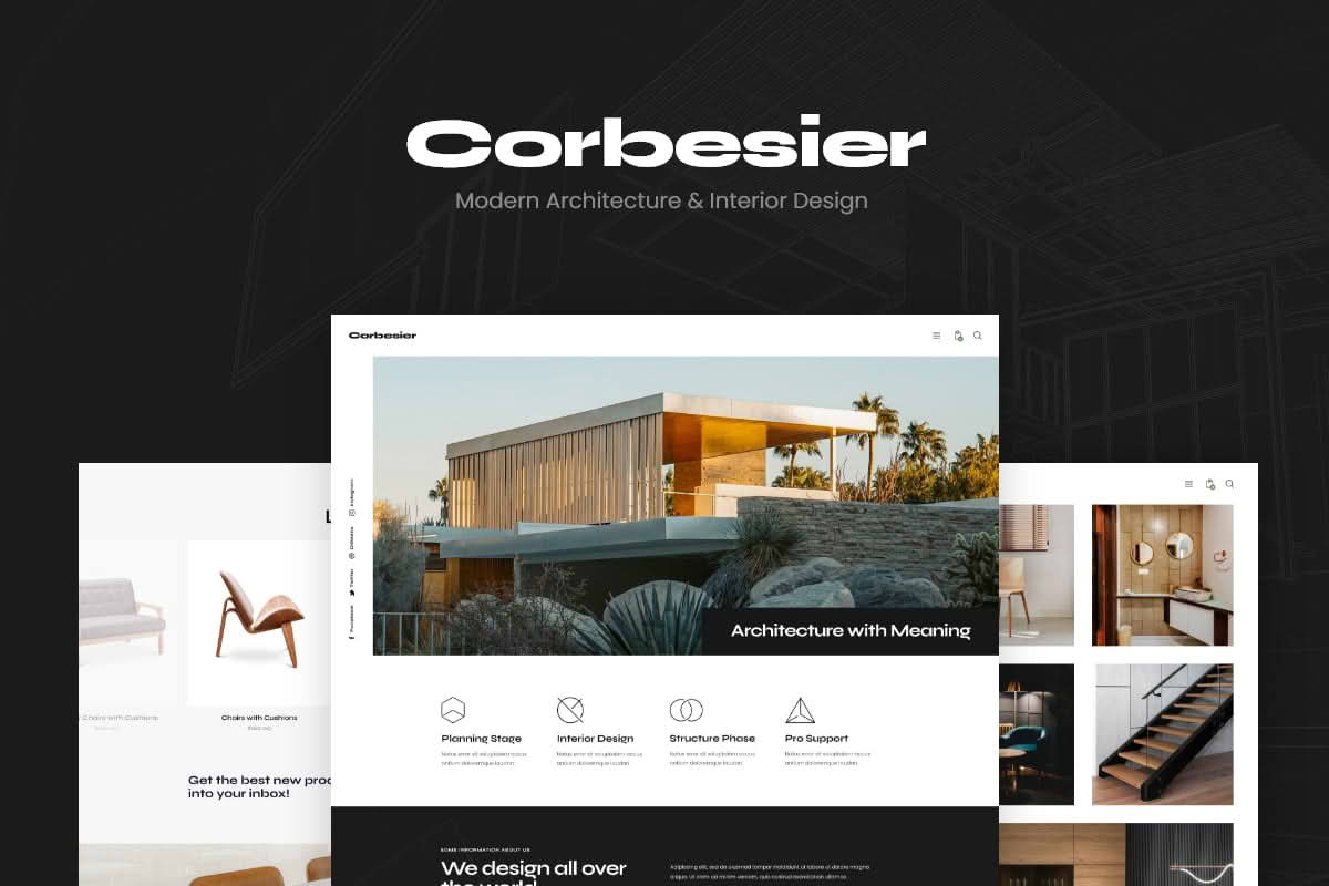 Download Corbesier - Architecture WordPress Theme GPL WordPress Plugin