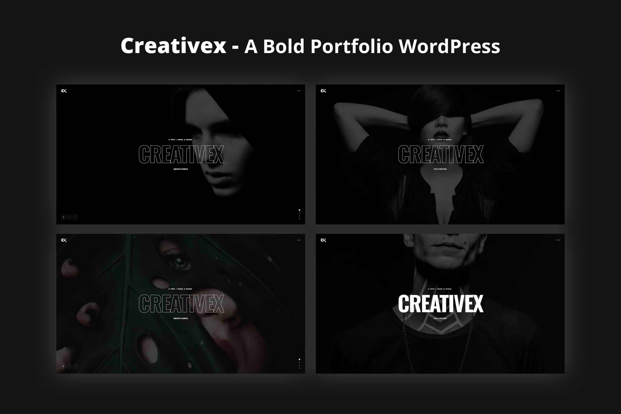 Download Creativex - A Bold Portfolio WordPress Theme GPL WordPress Plugin