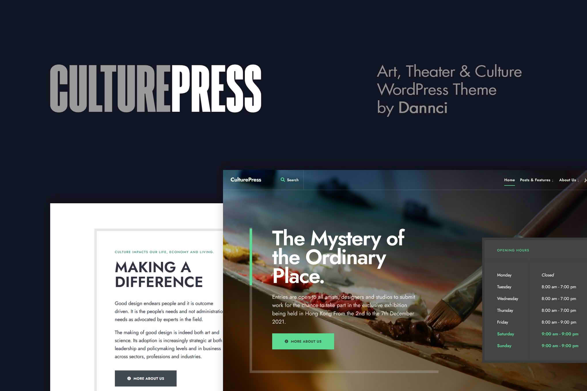 Download CulturePress - Art & Culture WordPress Theme GPL WordPress Plugin