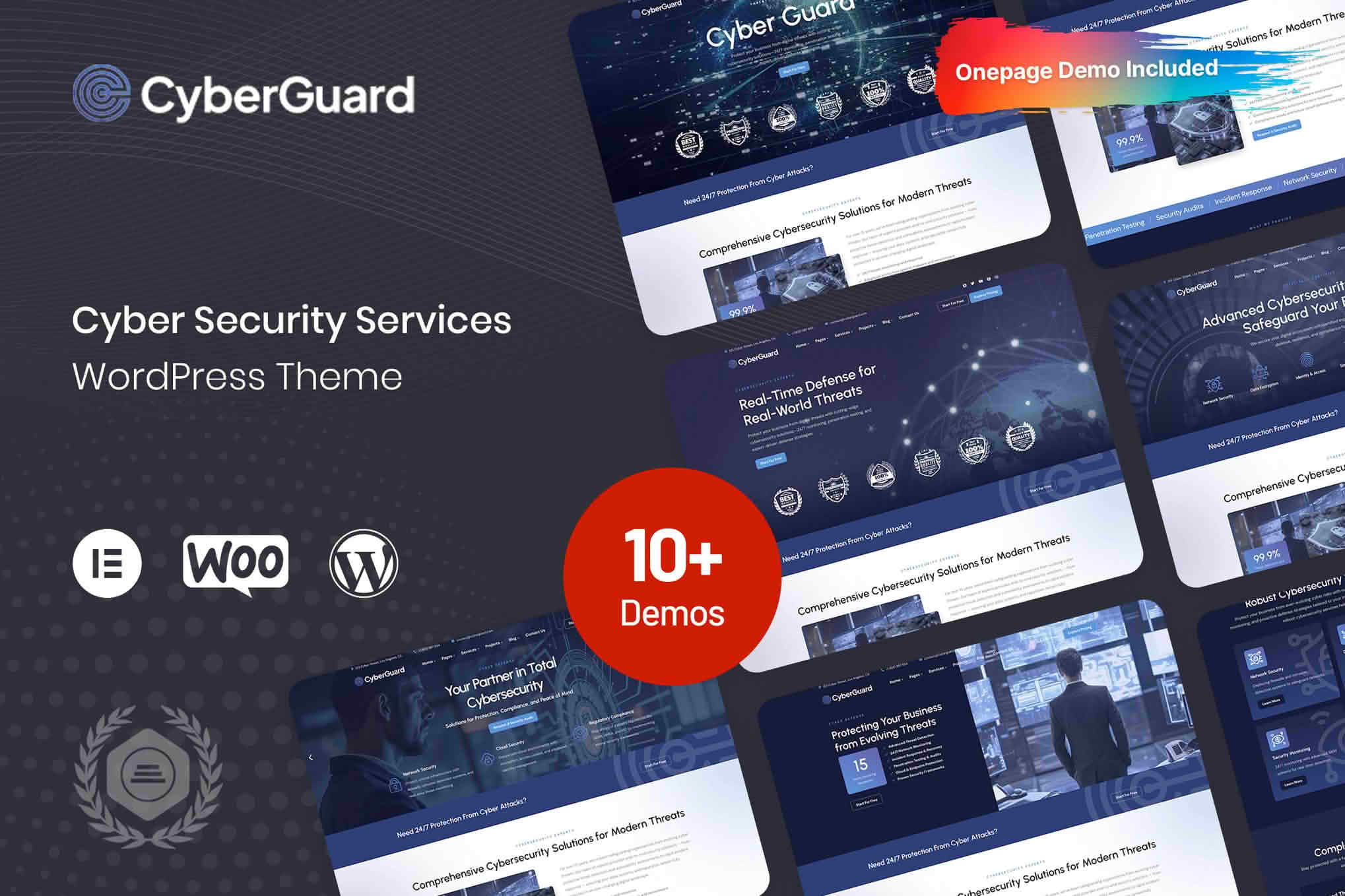 Download CyberGuard - Cyber Security Services WP Theme GPL WordPress Plugin